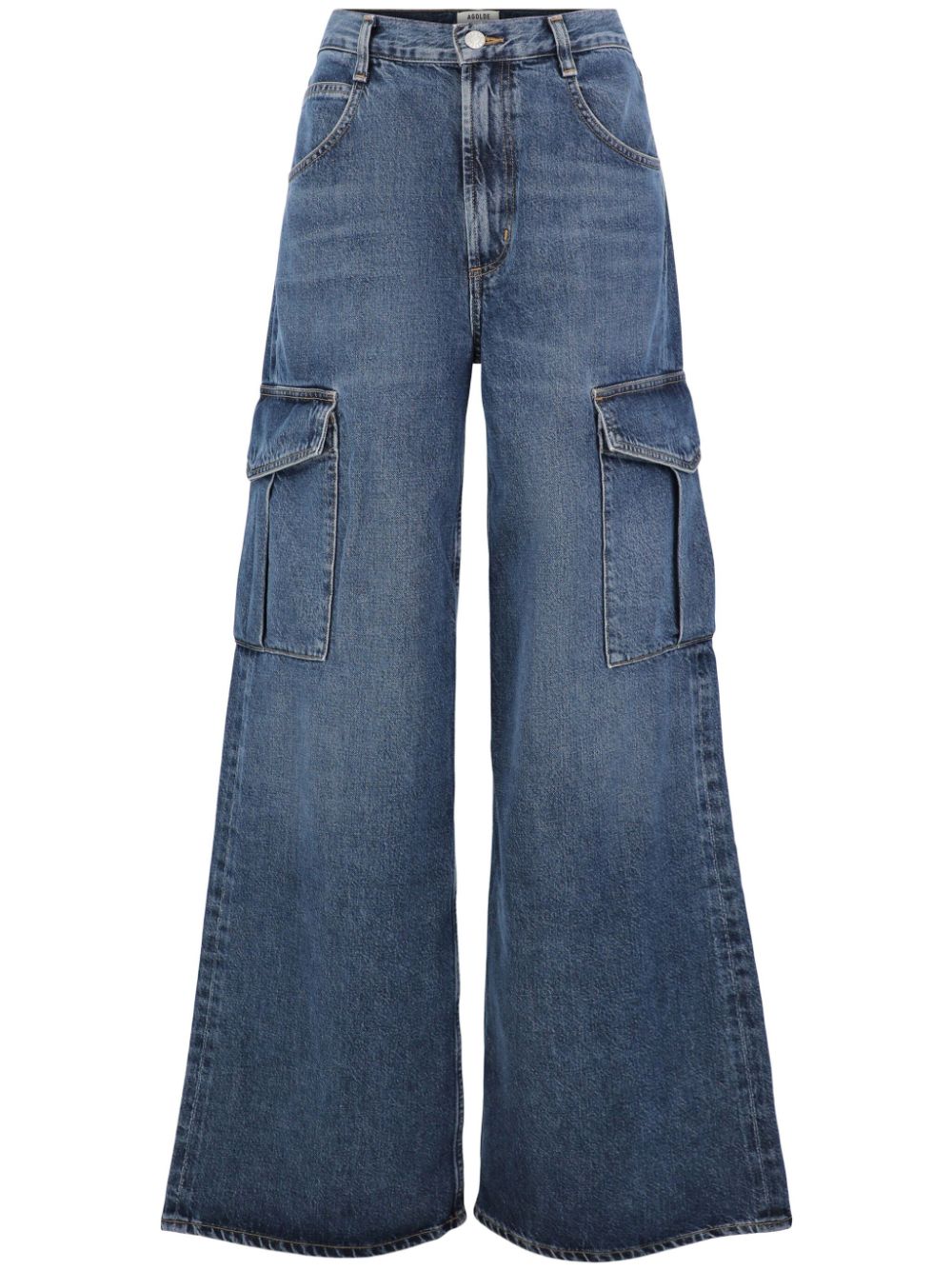 AGOLDE wide-leg denim jeans - Blue von AGOLDE