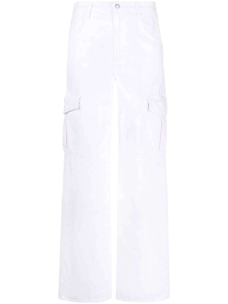 AGOLDE Minka organic cotton cargo denim - White von AGOLDE