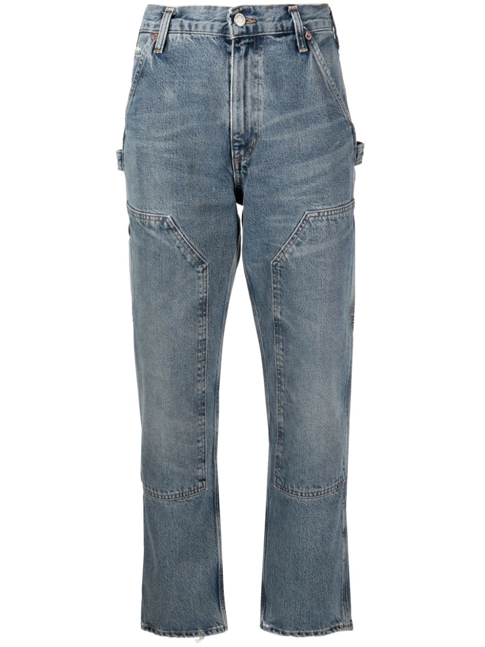 AGOLDE Rami high-rise straight-leg jeans - Blue von AGOLDE