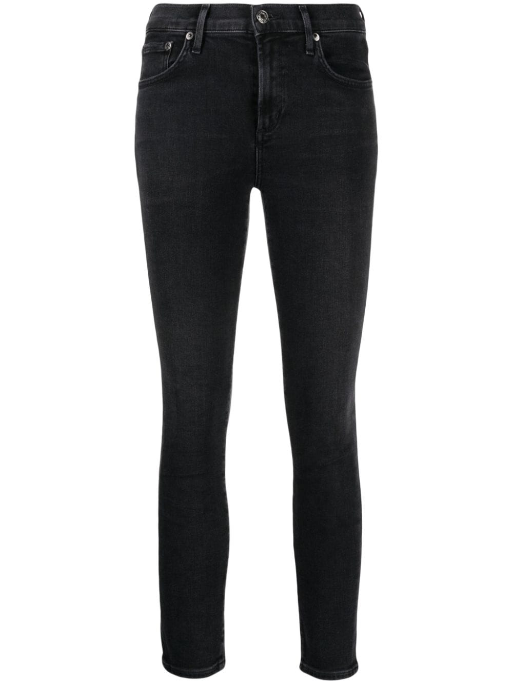 AGOLDE Sophie low-rise skinny jeans - Black von AGOLDE