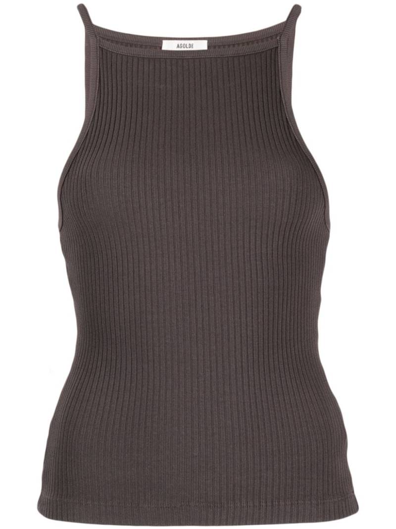 AGOLDE To ribbed tank top - Brown von AGOLDE