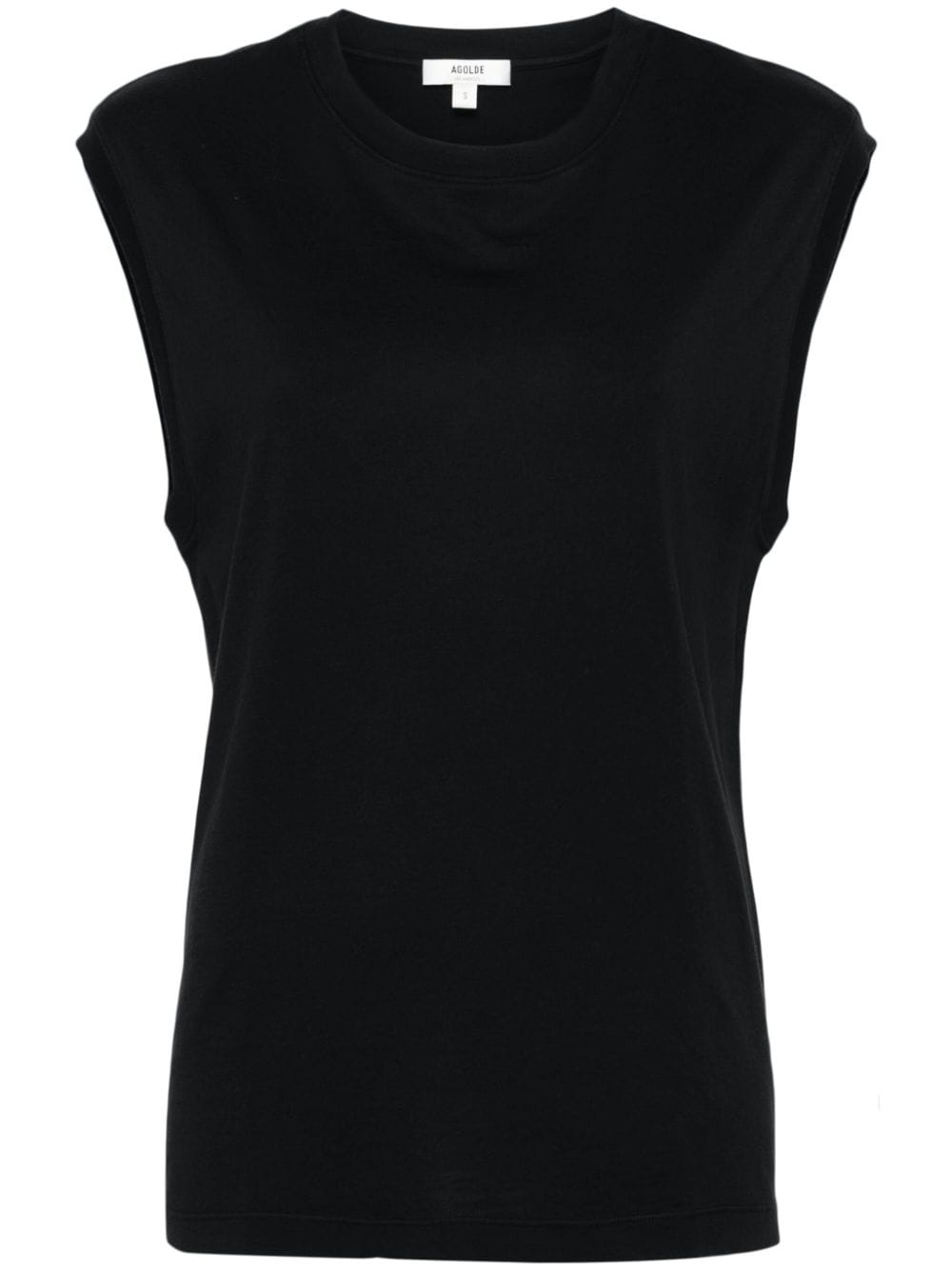 AGOLDE crew-neck cotton tank top - Black von AGOLDE