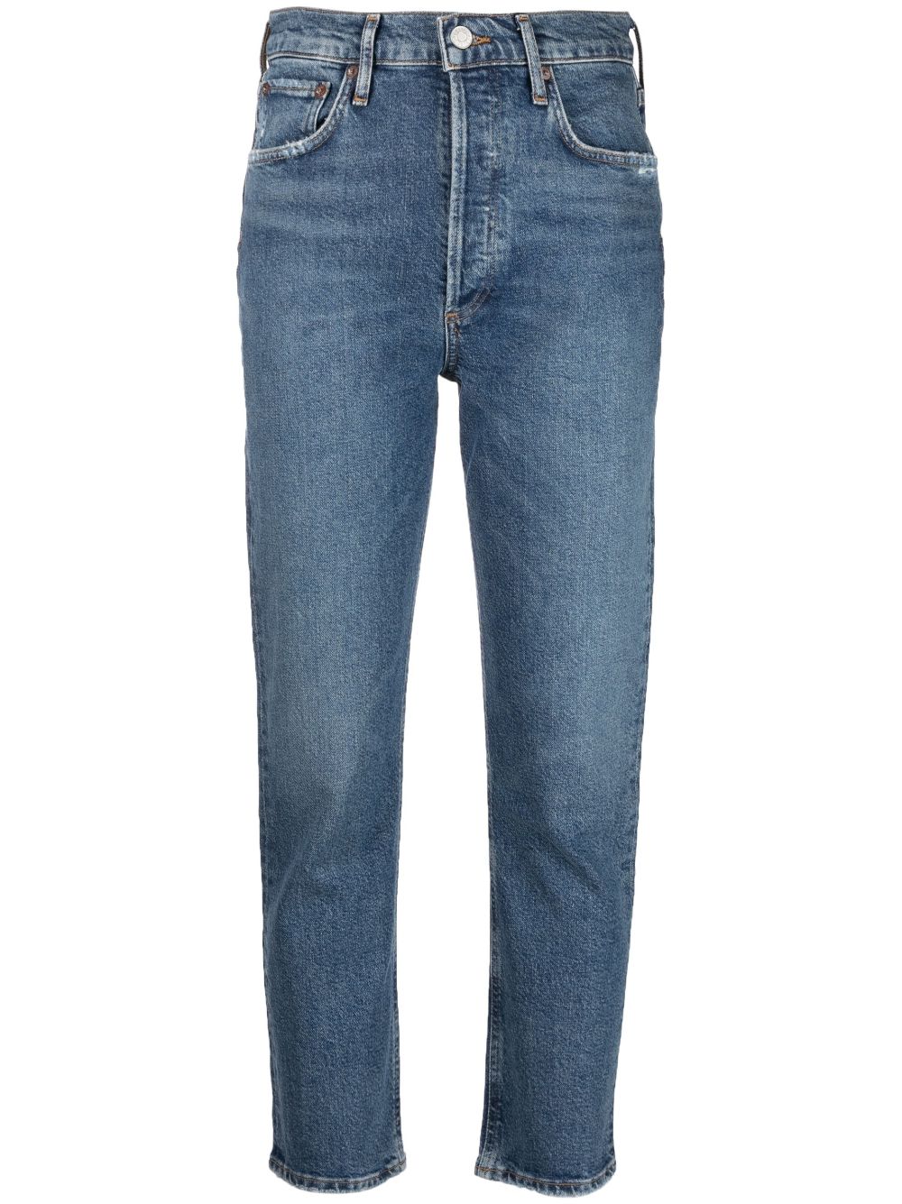 AGOLDE cropped denim jeans - Blue von AGOLDE