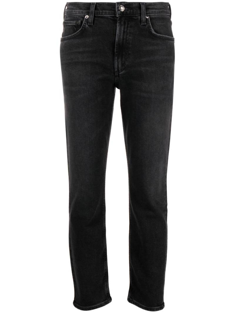AGOLDE cropped straight-leg jeans - Grey von AGOLDE