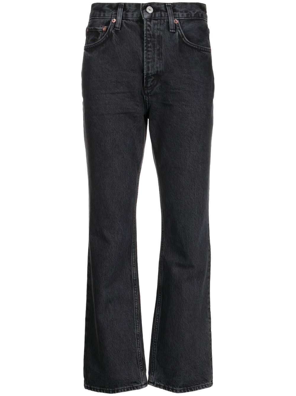 AGOLDE high rise bootcut jeans - Black von AGOLDE