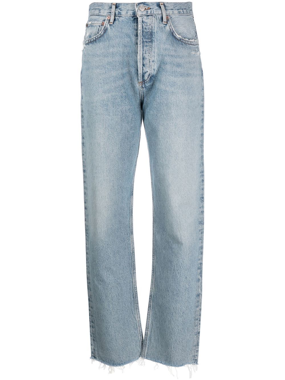 AGOLDE high-rise boyfriend jeans - Blue von AGOLDE