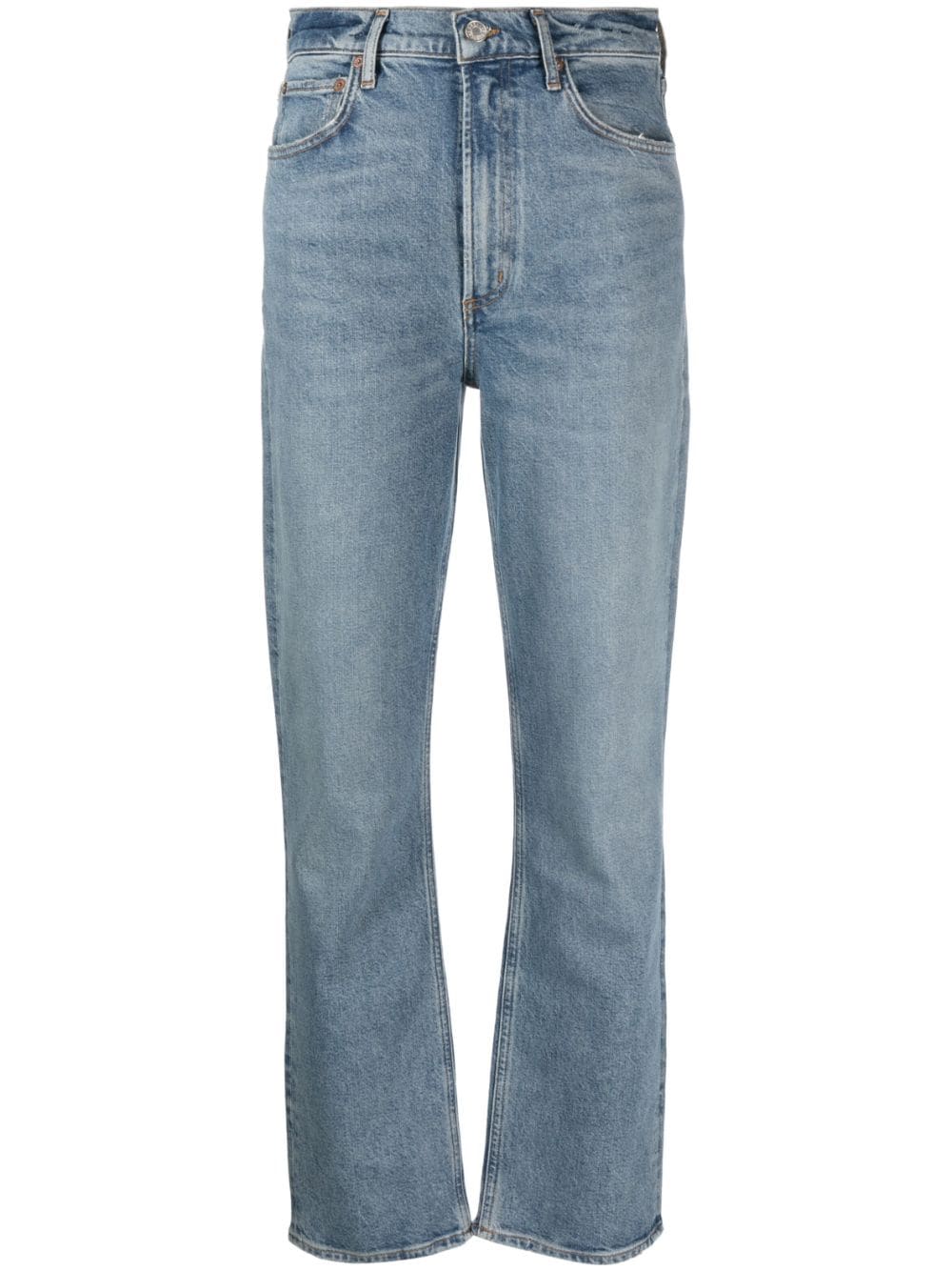 AGOLDE high-rise straight-leg jeans - Blue von AGOLDE