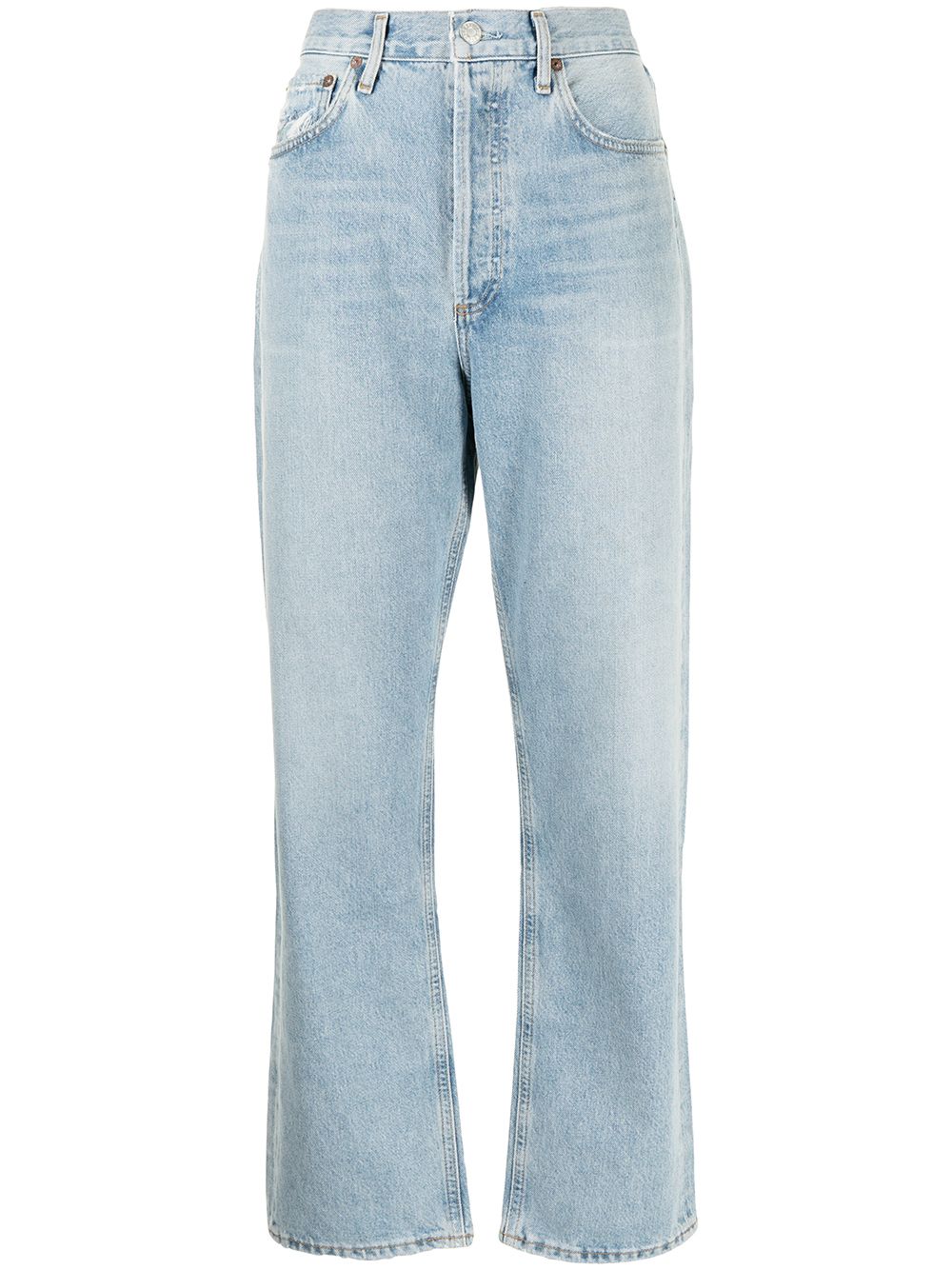 AGOLDE high-rise straight-leg jeans - Blue von AGOLDE