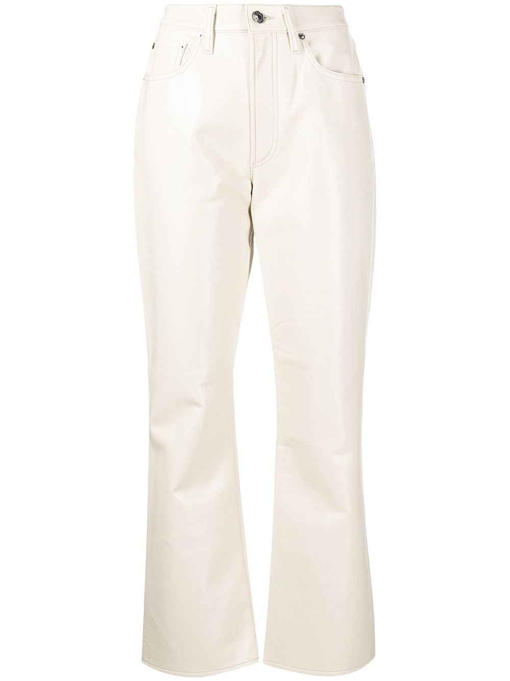 AGOLDE high-waisted flared trousers - Neutrals von AGOLDE