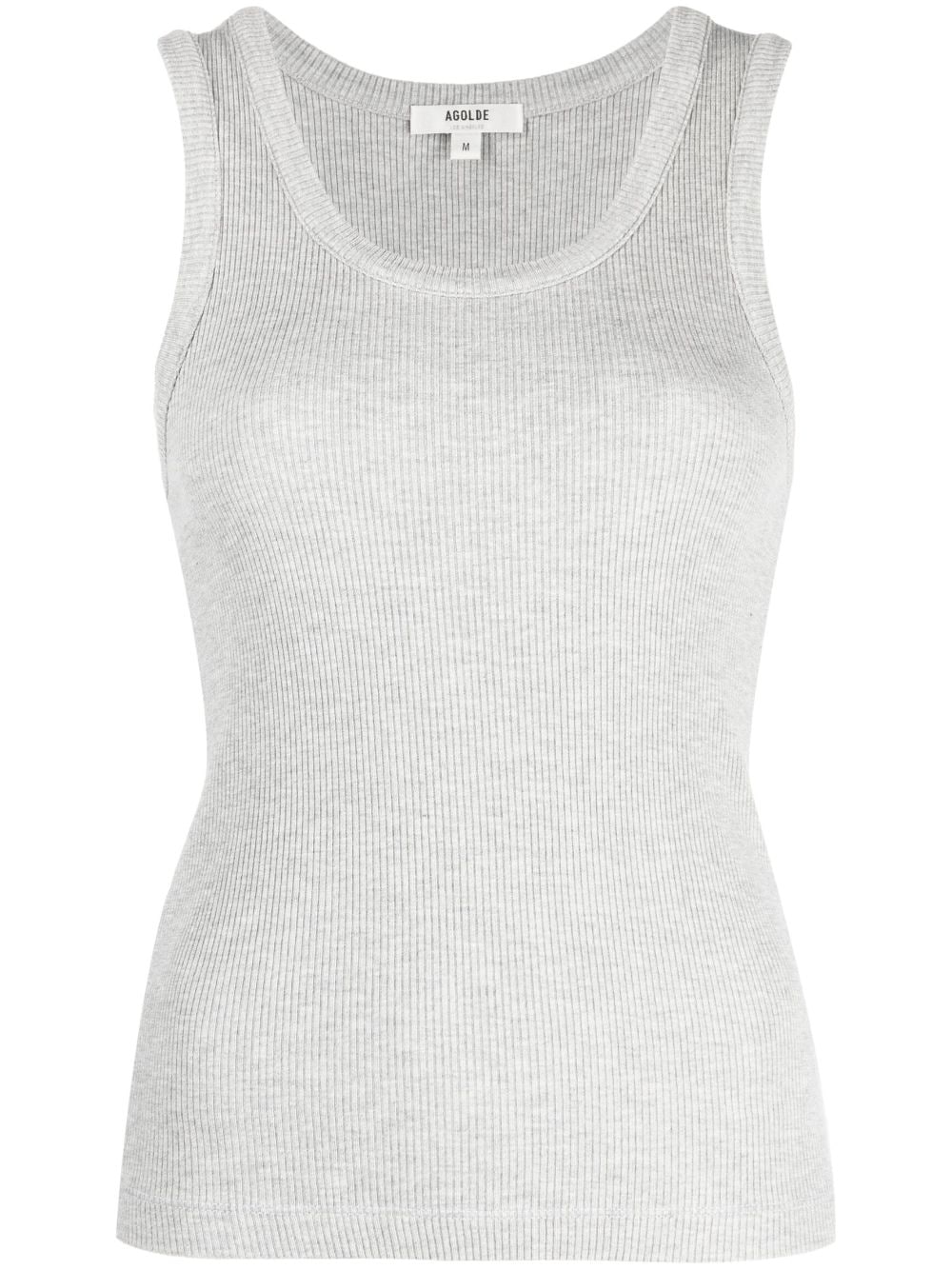 AGOLDE knitted sleeveless tank top - Grey von AGOLDE