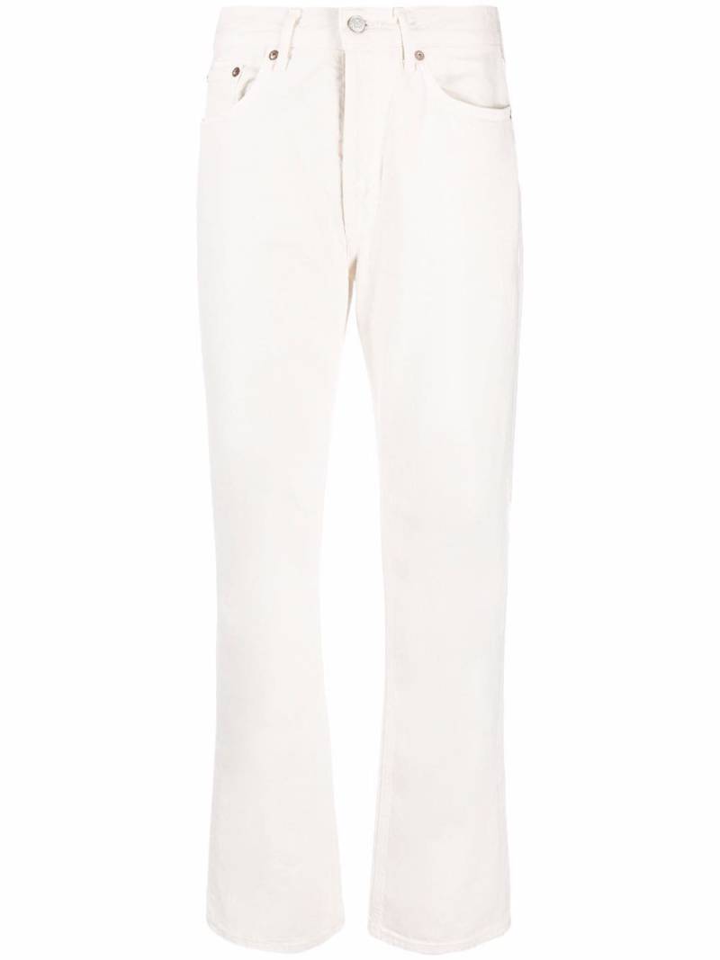 AGOLDE straight-leg denim jeans - White von AGOLDE