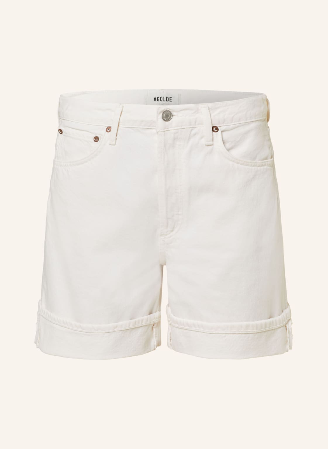 Agolde Jeansshorts Dame weiss Agolde Jeansshorts Dame weiss von AGOLDE