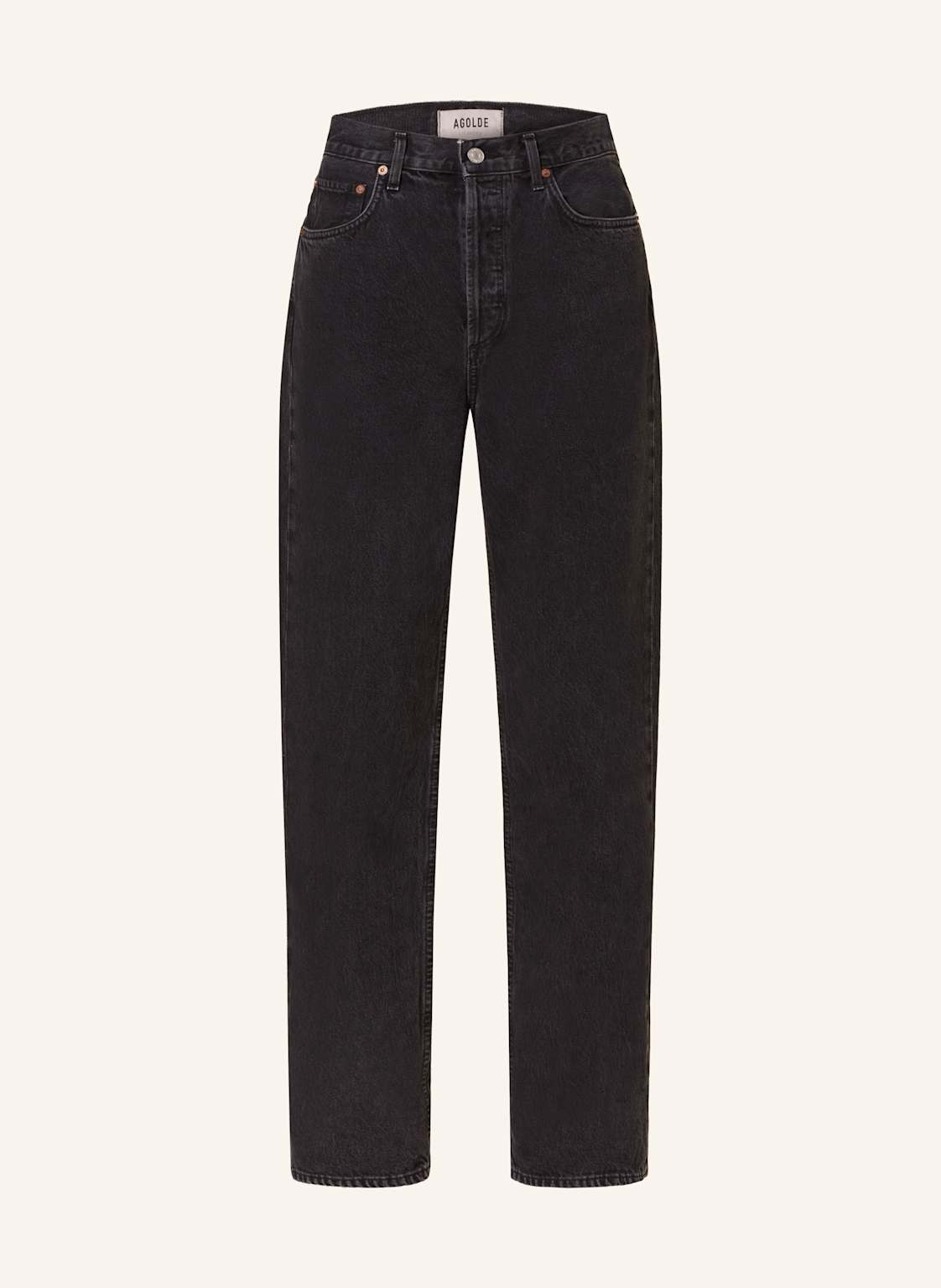 Agolde Straight Jeans Fran schwarz von AGOLDE