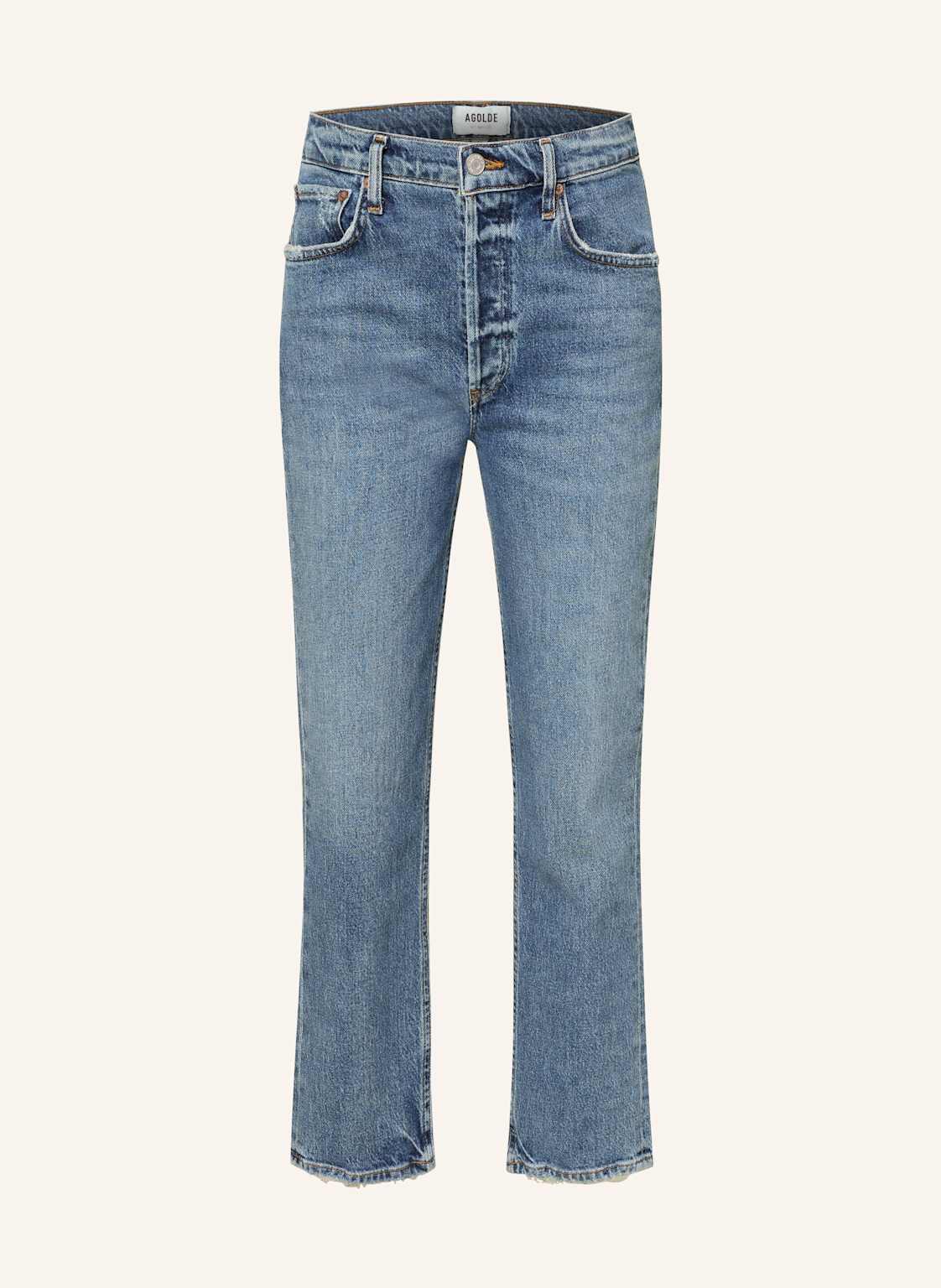 Agolde Straight Jeans Riley blau von AGOLDE