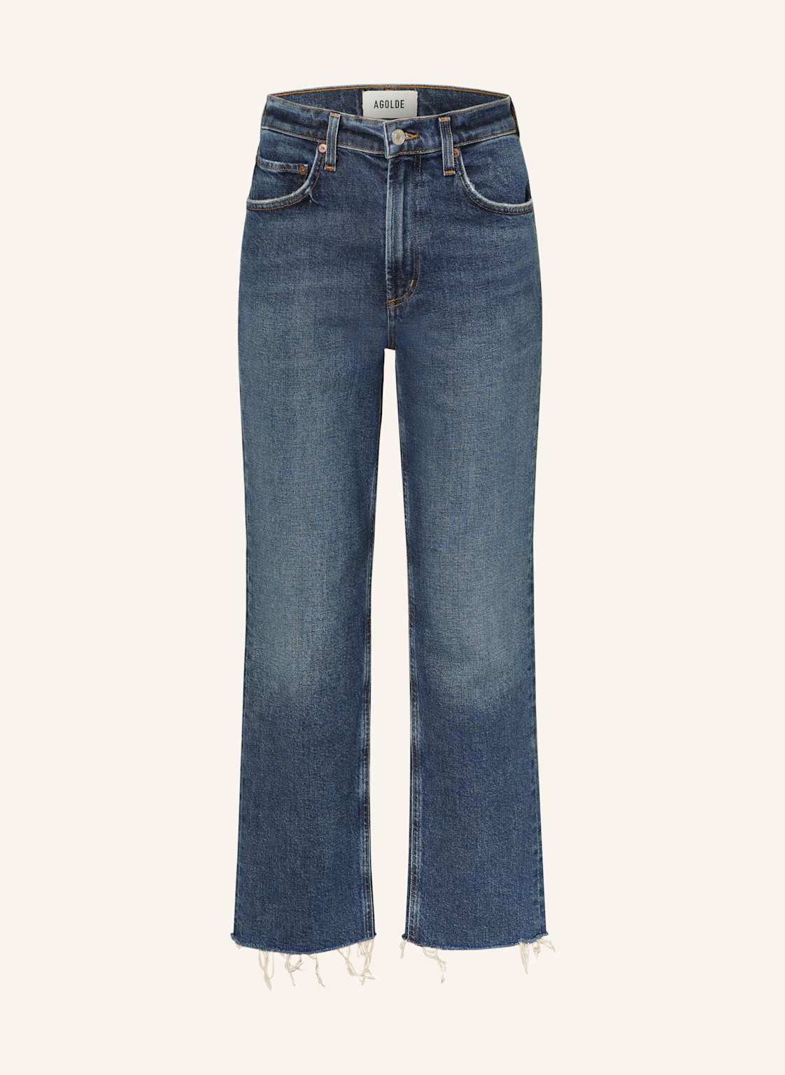 Agolde Straight Leg Jeans Valen blau von AGOLDE