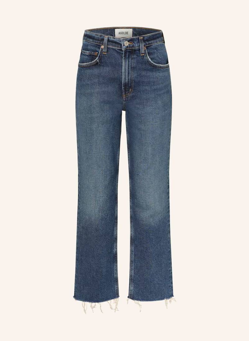 Agolde Straight Leg Jeans Valen blau von AGOLDE