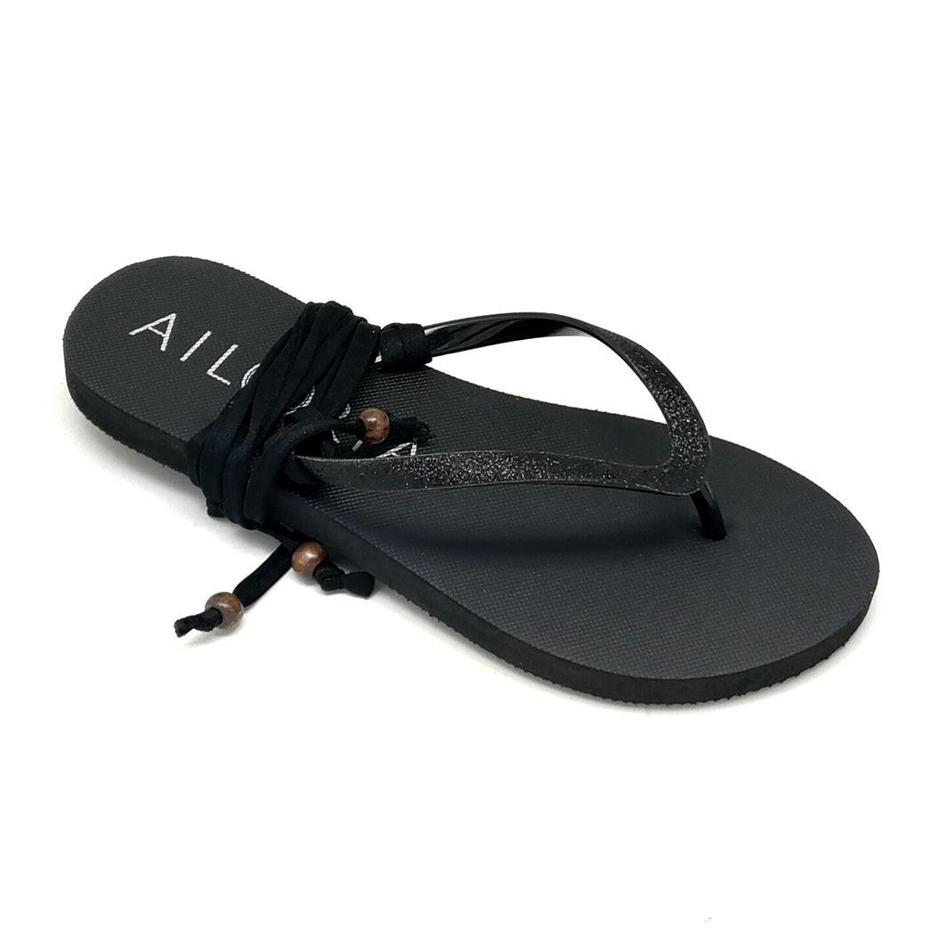 Pampelonne Zehensandalen Damen Schwarz 35 von AILORIA