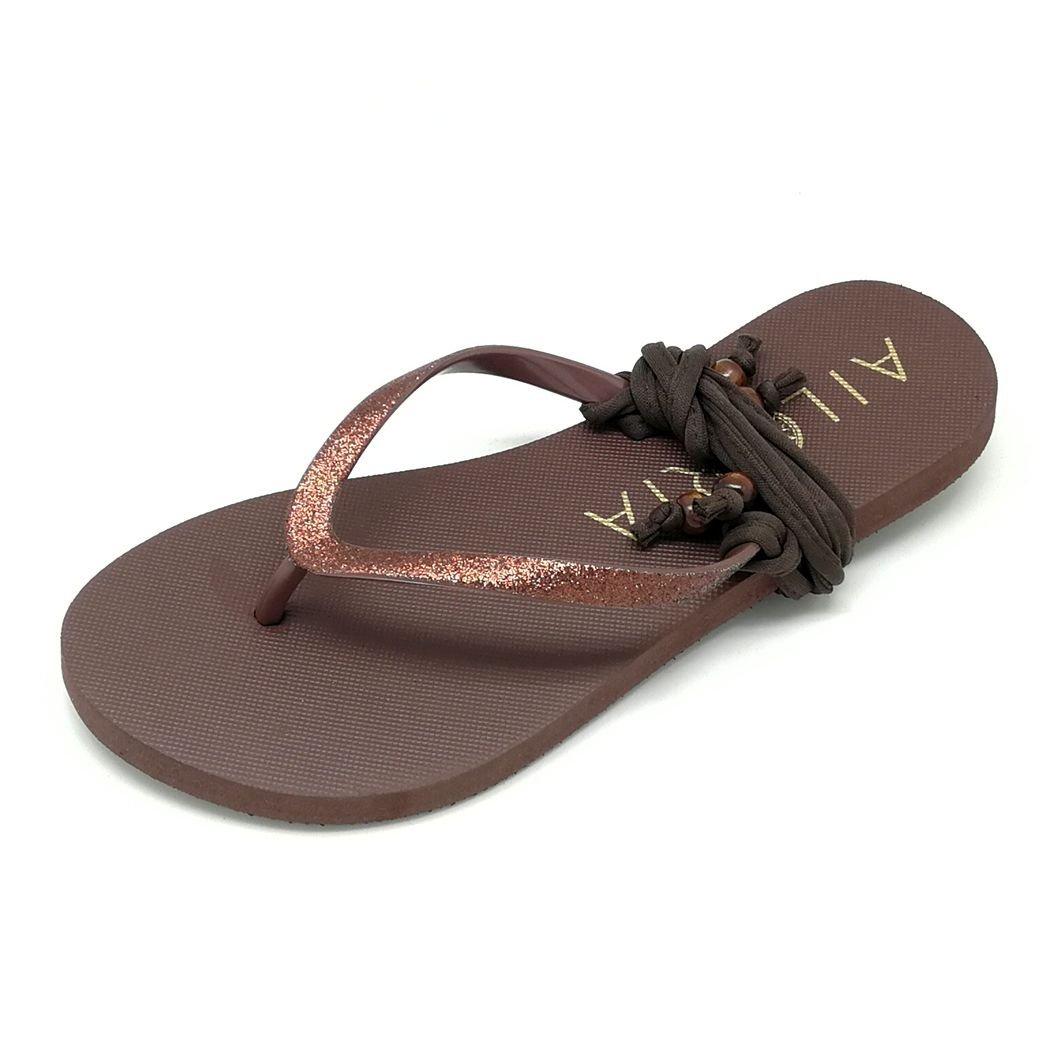 Pampelonne Zehensandalen Damen Braun 36 von AILORIA