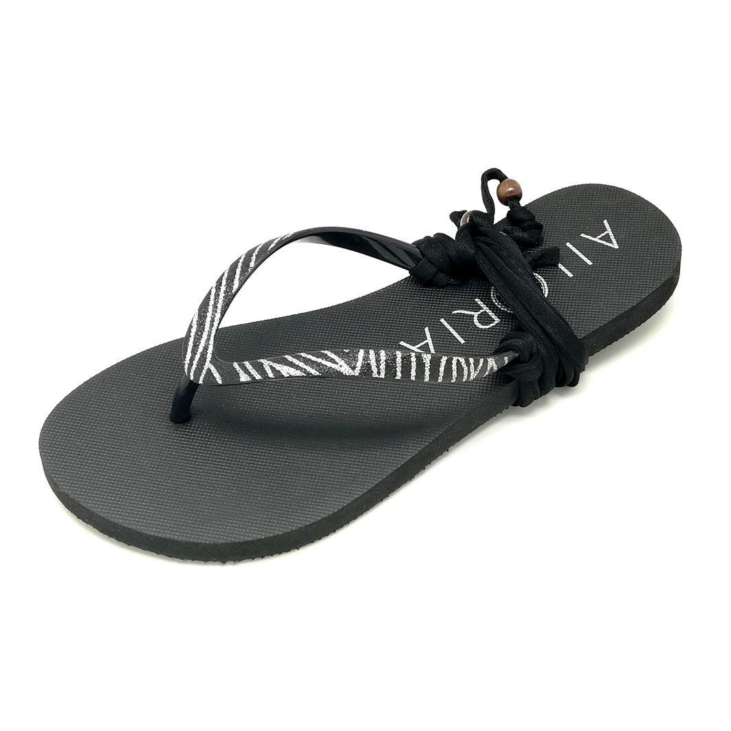 Pampelonne Zehensandalen Damen Schwarz 38 von AILORIA