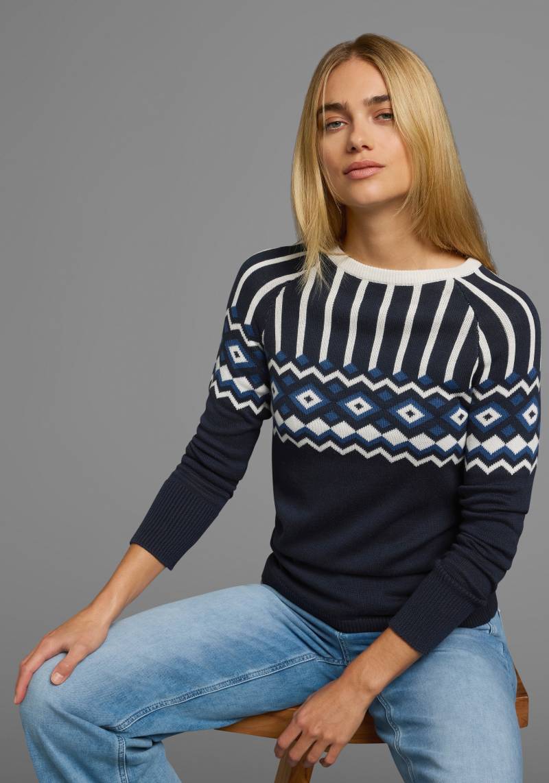 AJC Jacquardpullover, mit Norwegermuster in verschiedenen Farbvarianten von AJC