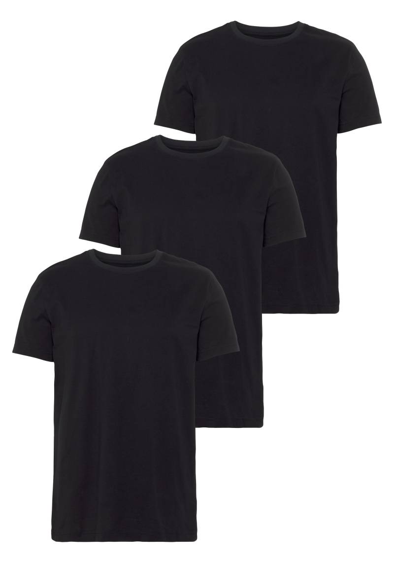 AJC T-Shirt, (3er-Pack), lockere Passform, Basic-Stil von AJC