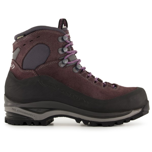 AKU - Women's Superalp GTX - Bergschuhe Gr 4 - Wide;4,5 - Wide;5 - Wide;5,5 - Wide;6 - Wide;6,5 - Wide;7 - Wide;7,5 - Wide grau/lila von AKU