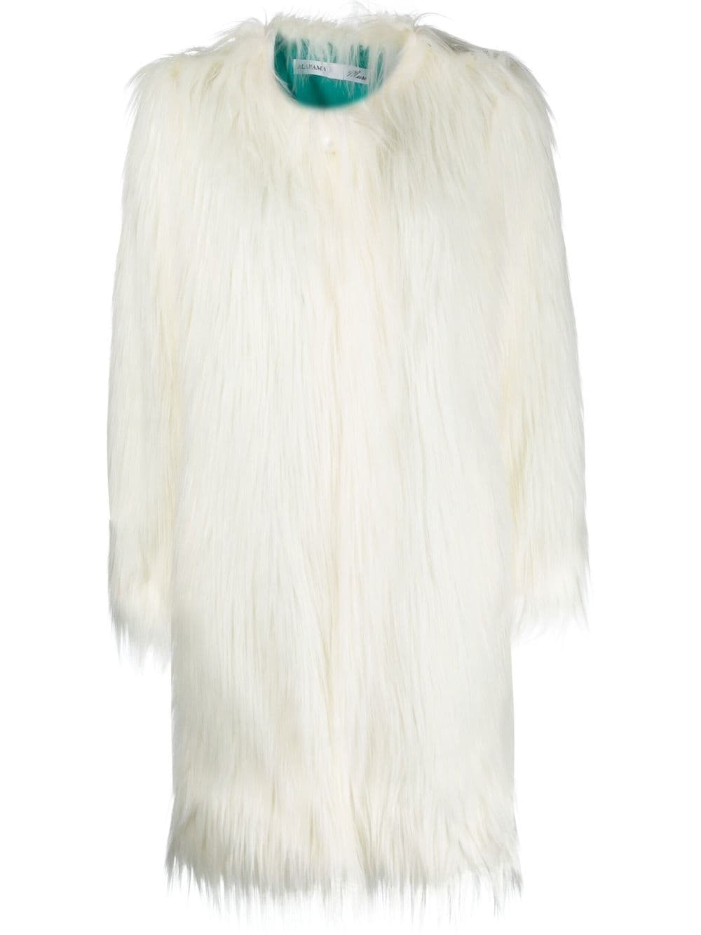 ALABAMA MUSE oversize faux-fur coat - White von ALABAMA MUSE