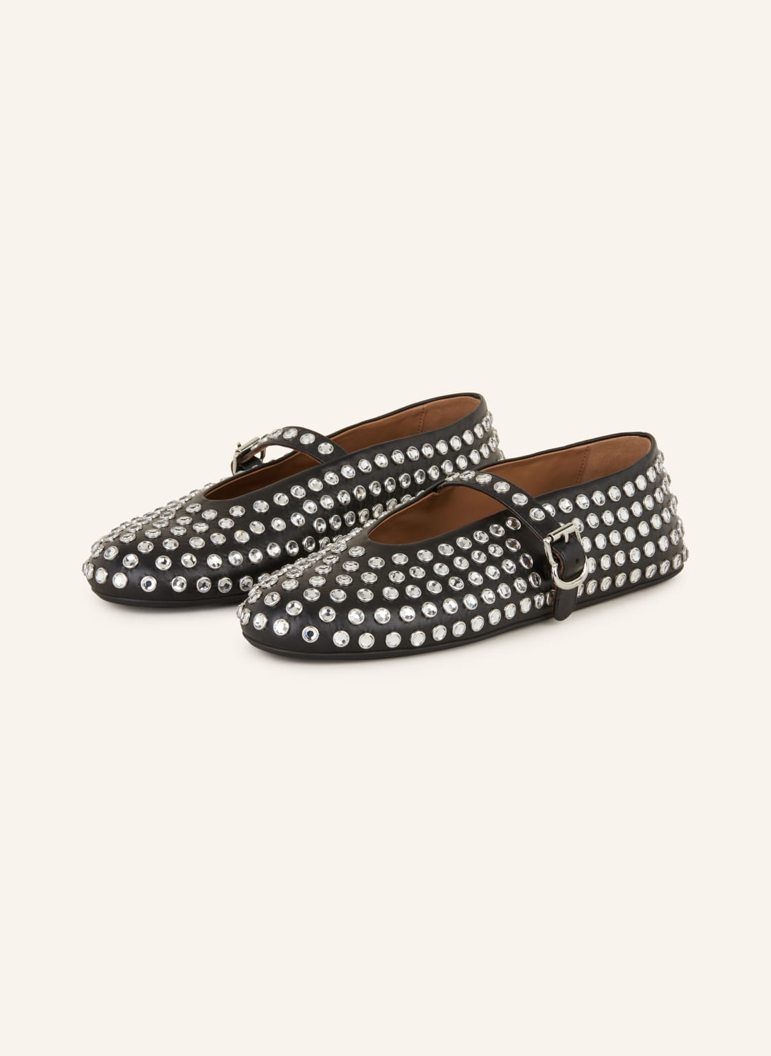 Alaïa Ballerinas Mit Schmucksteinen schwarz Alaïa Ballerinas Mit Schmucksteinen schwarz von ALAÏA