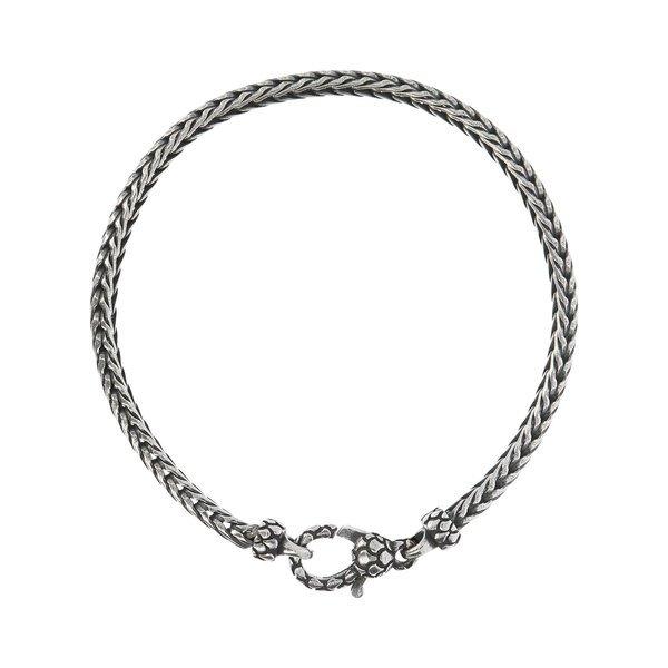 Volpe Schwanzkettenarmband Und Texturverschluss Damen Silber 21cm von ALBERT M.