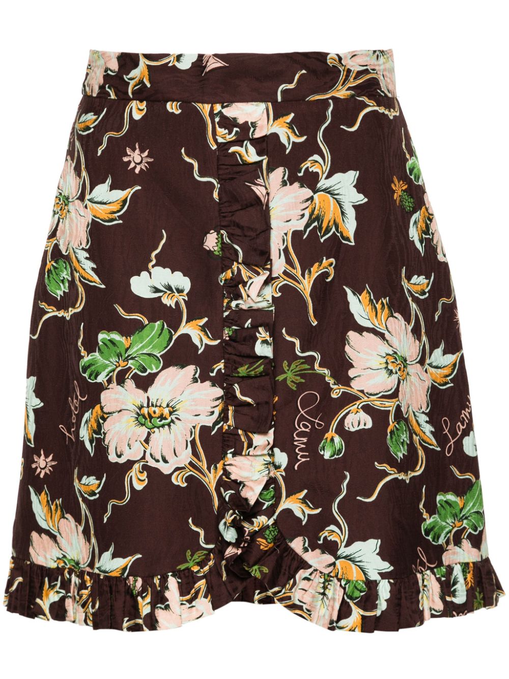 ALEMAIS Manda Bay mini skirt - Brown von ALEMAIS