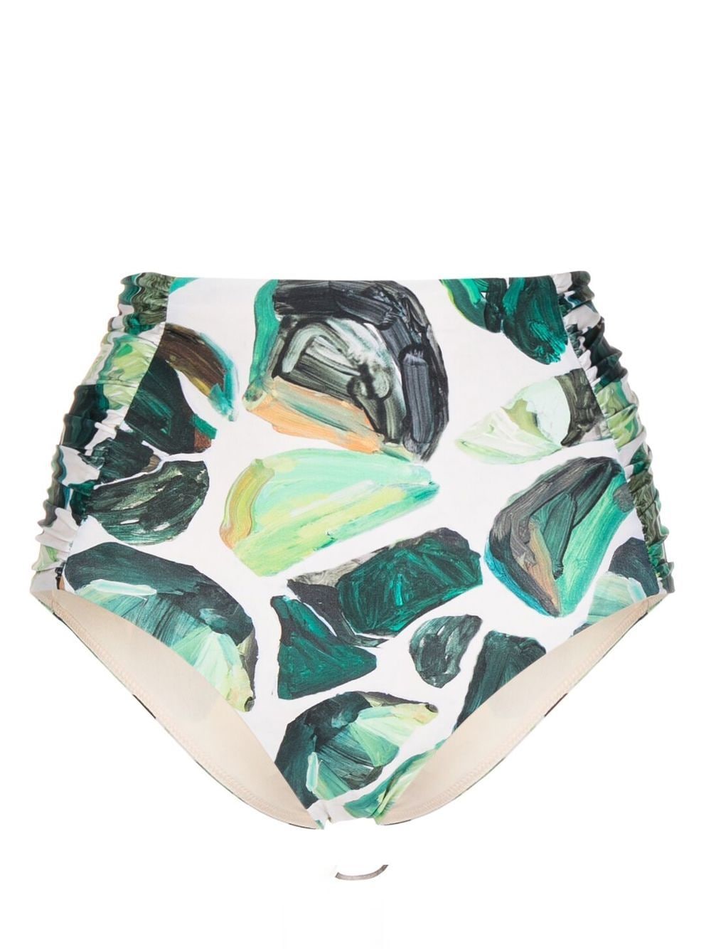 ALEMAIS Siena high-waisted bikini bottoms - Green von ALEMAIS