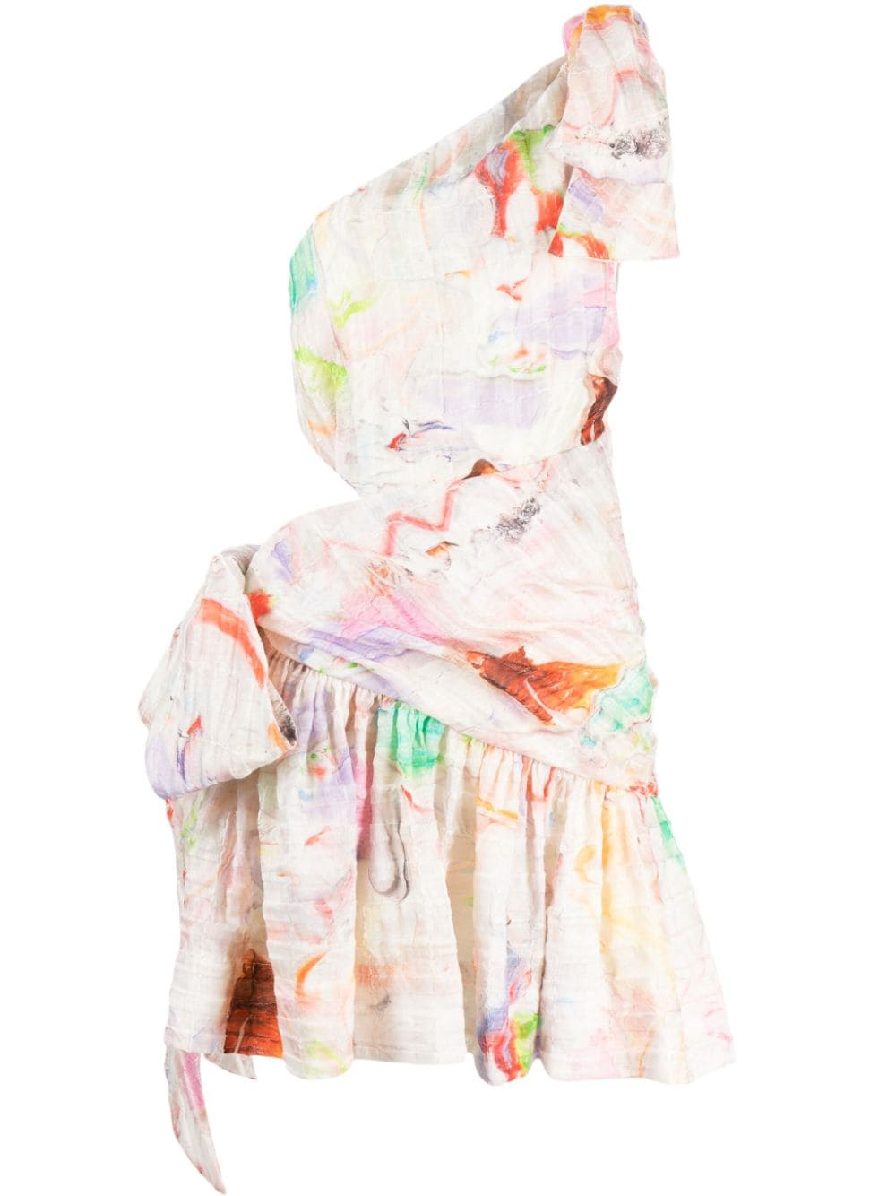 ALEMAIS x Jedda Culley Daisy one-shoulder dress - Multicolour von ALEMAIS