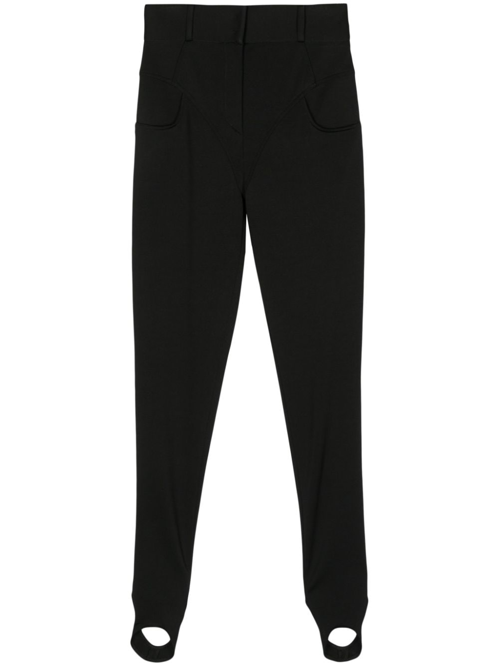 ALESSANDRO VIGILANTE seam-detailing leggings - Black von ALESSANDRO VIGILANTE