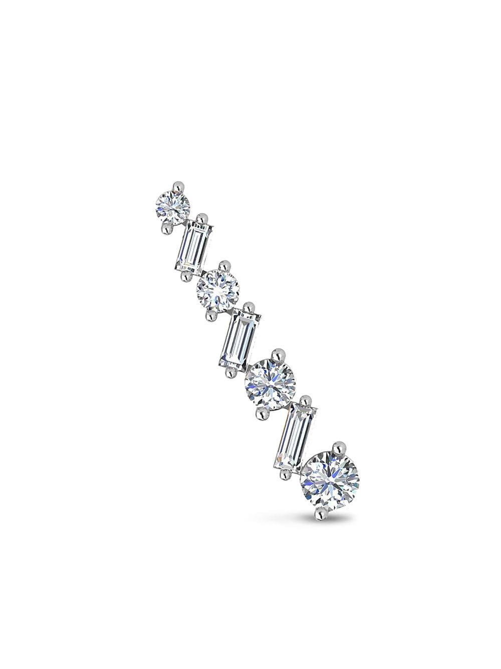 ALINKA 18kt white gold Ana diamond ear cuff - Silver von ALINKA