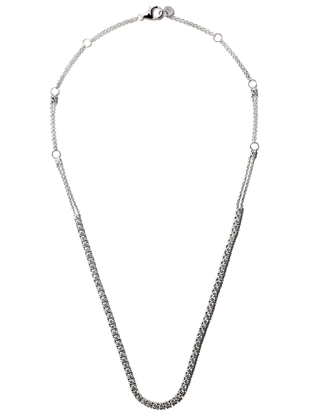 ALINKA 18kt white gold RIVIERA diamond necklace - Silver von ALINKA