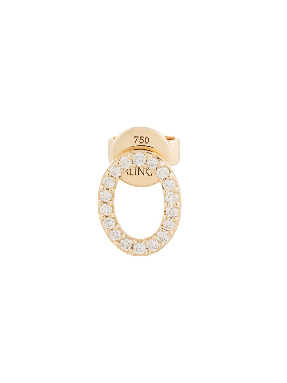 ALINKA 18kt yellow gold CLOUD diamond stud von ALINKA