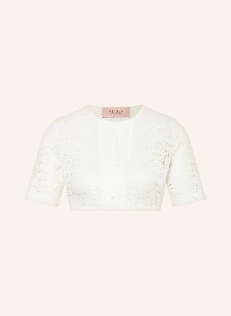 Alissa By Kinga Mathe Dirndlbluse Frieda Aus Spitze weiss von ALISSA BY KINGA MATHE
