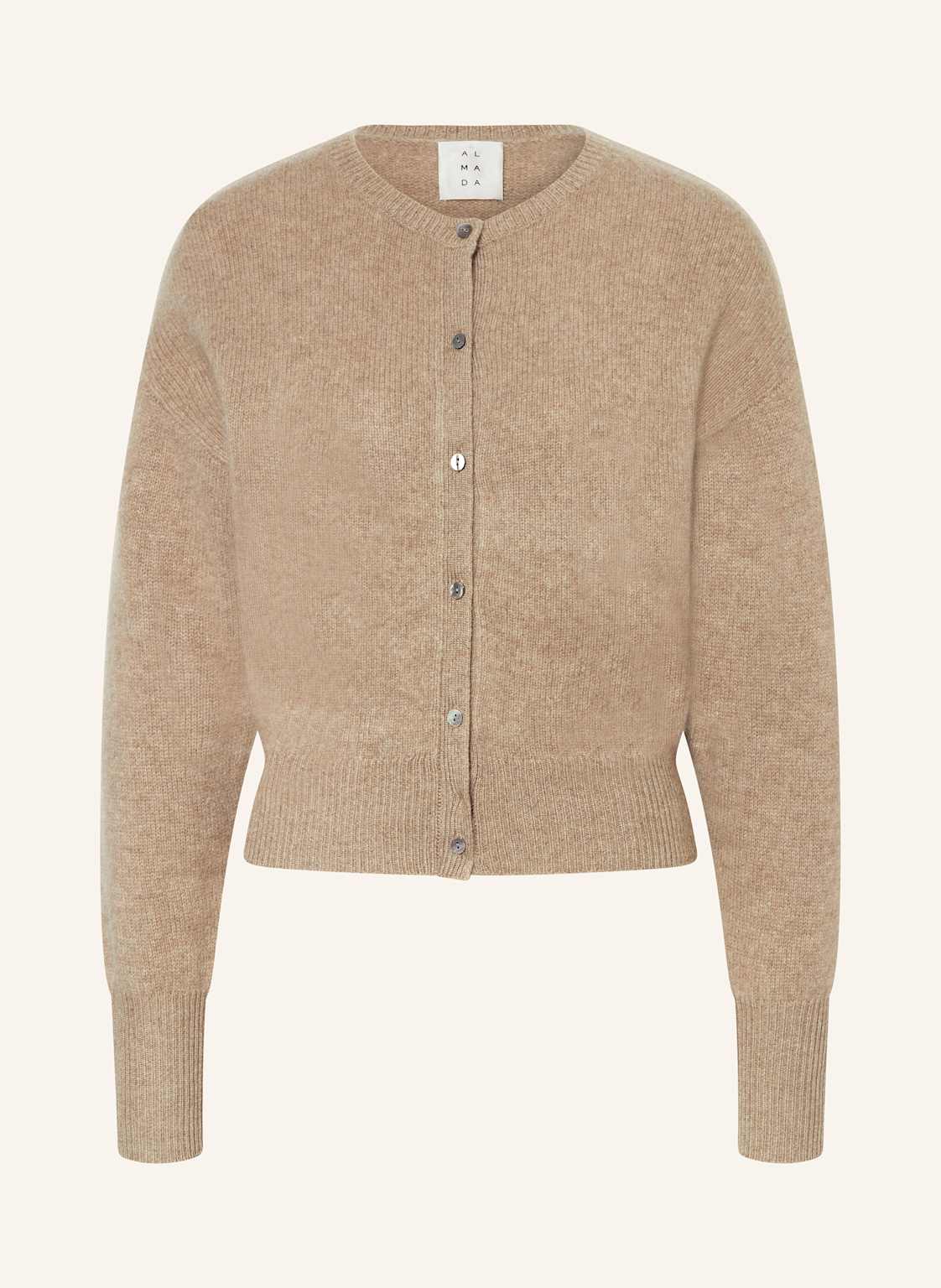 Almada Label Strickjacke Coco Aus Cashmere braun Almada Label Strickjacke Coco Aus Cashmere braun von ALMADA LABEL