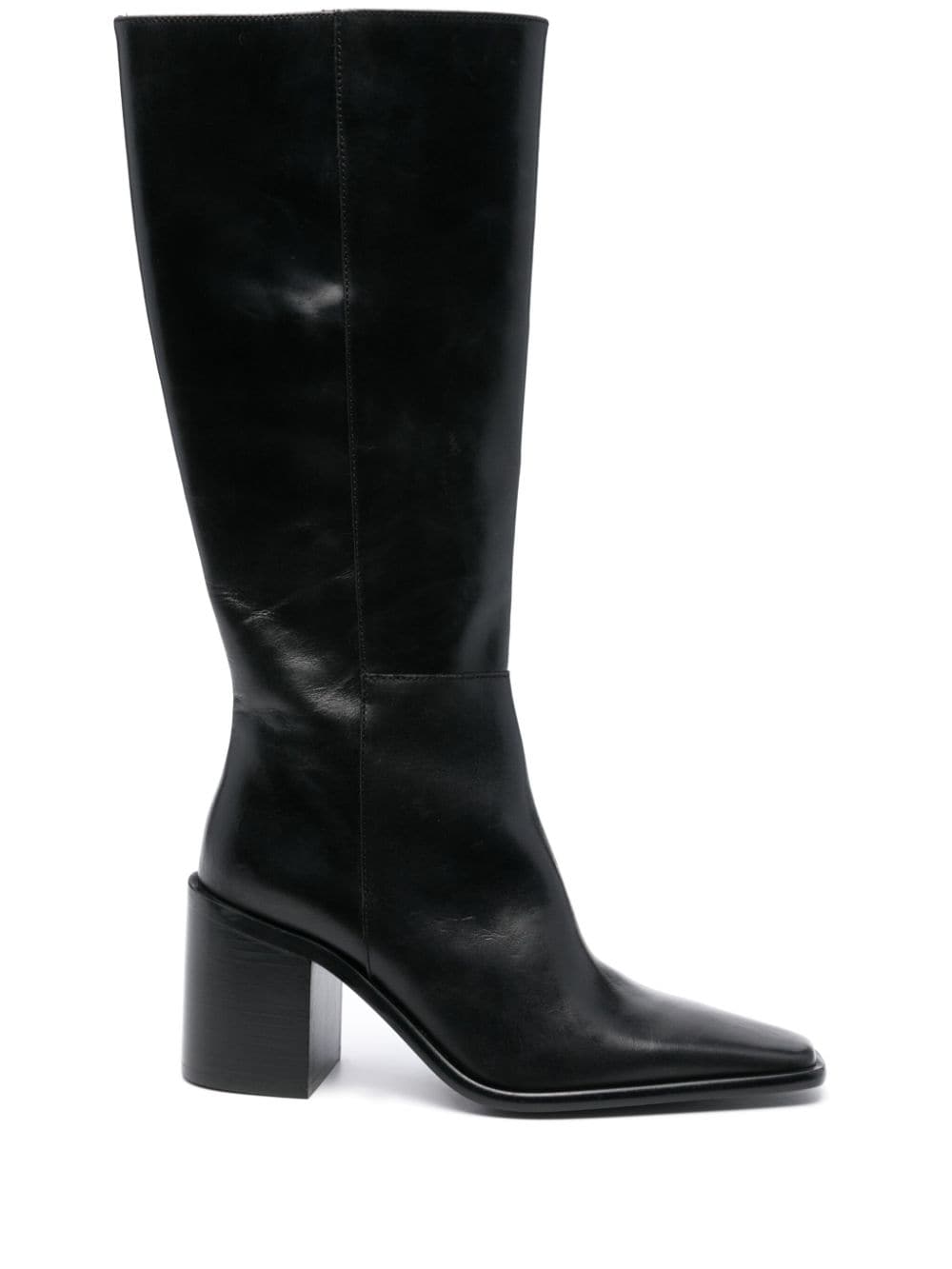 ALOHAS Berta 80mm leather boots - Black von ALOHAS