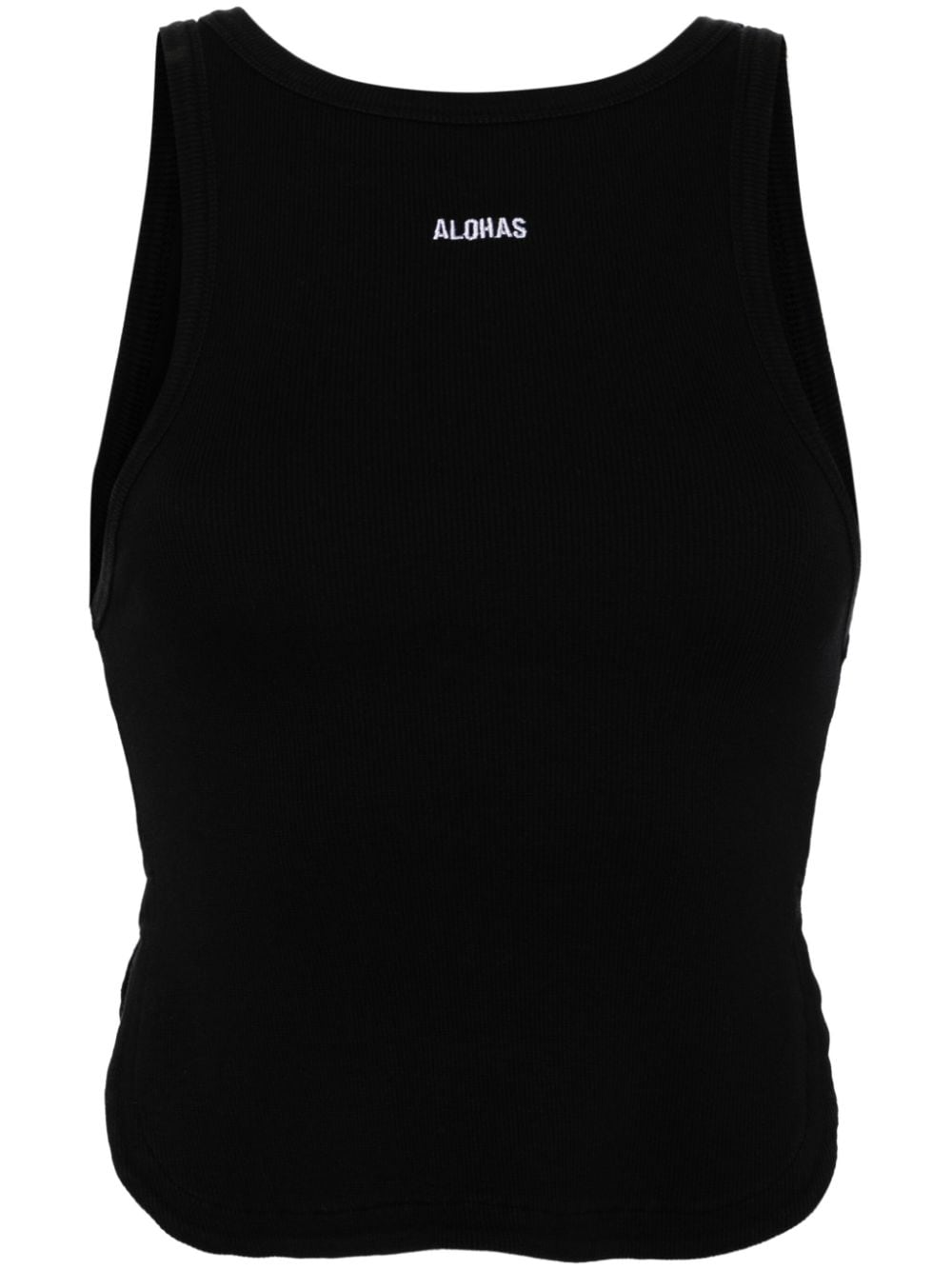 ALOHAS Dina cotton tank top - Black von ALOHAS