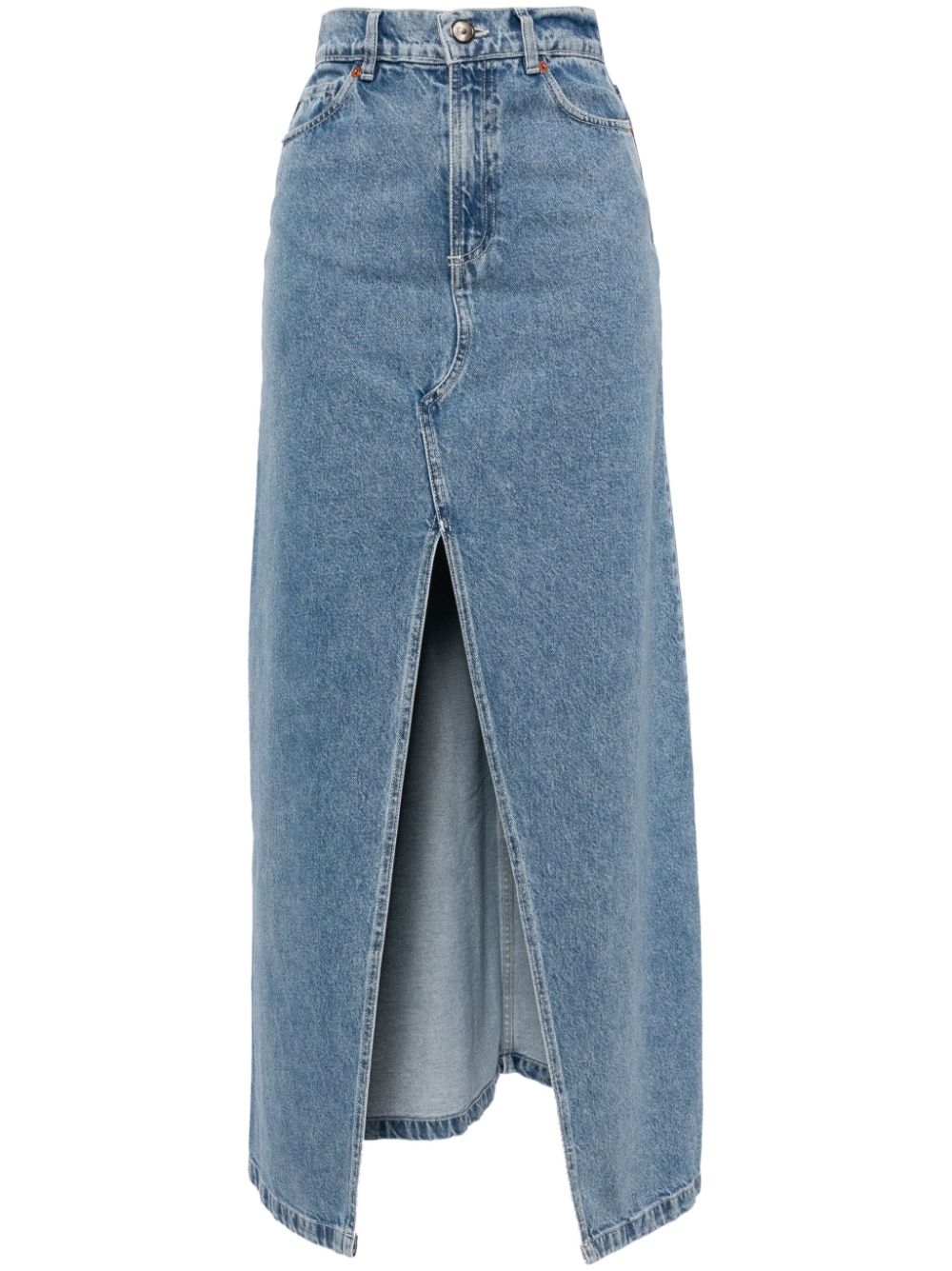 ALOHAS Mariana A-line denim skirt - Blue von ALOHAS