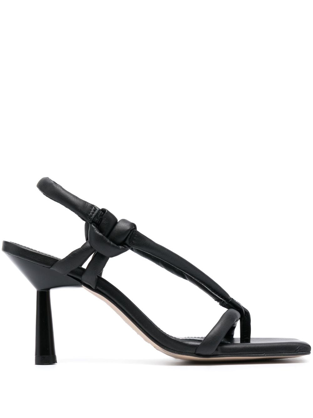 ALOHAS Sheila 90mm leather sandals - Black von ALOHAS