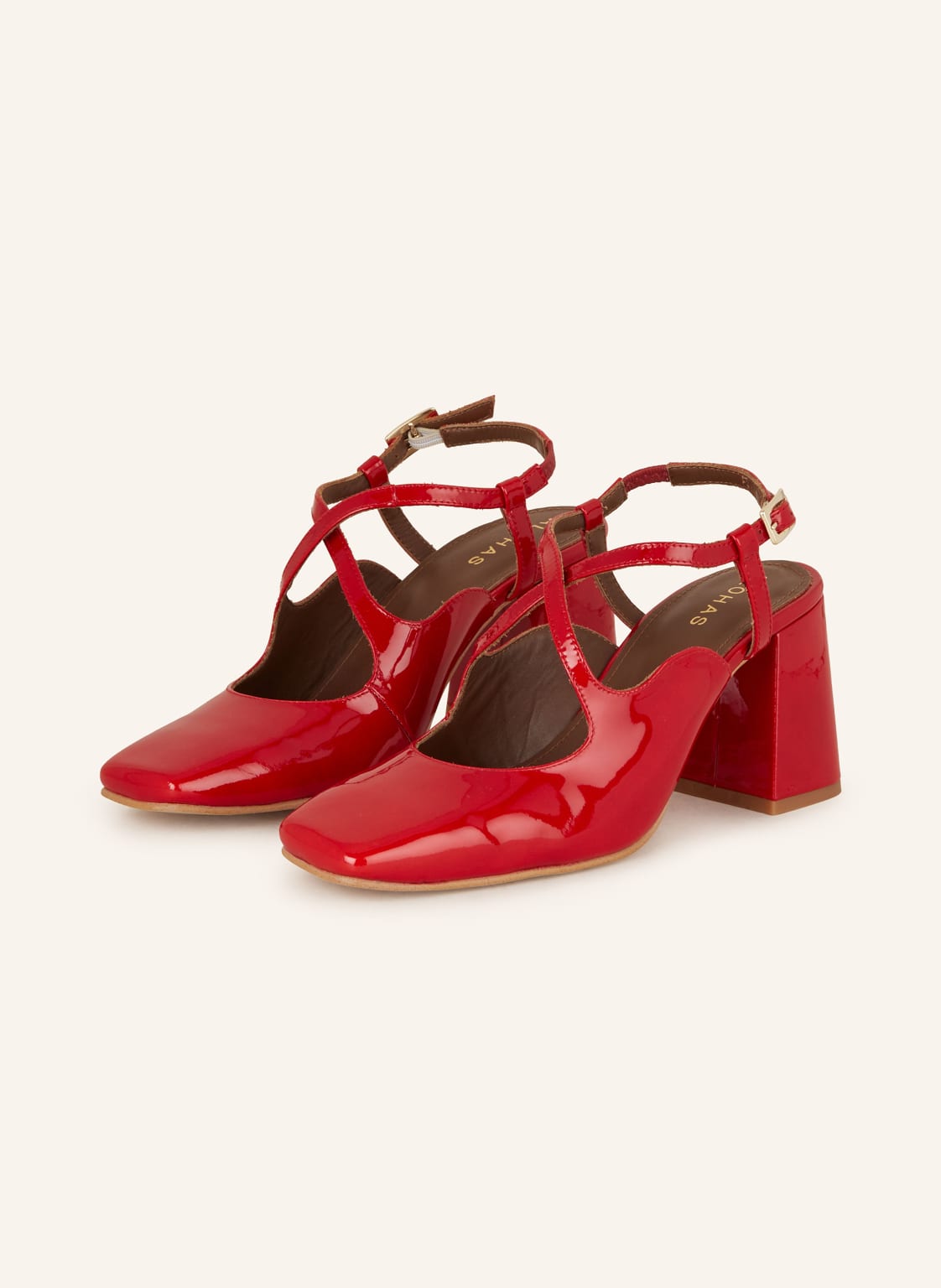 Alohas Slingpumps Reggie rot von ALOHAS