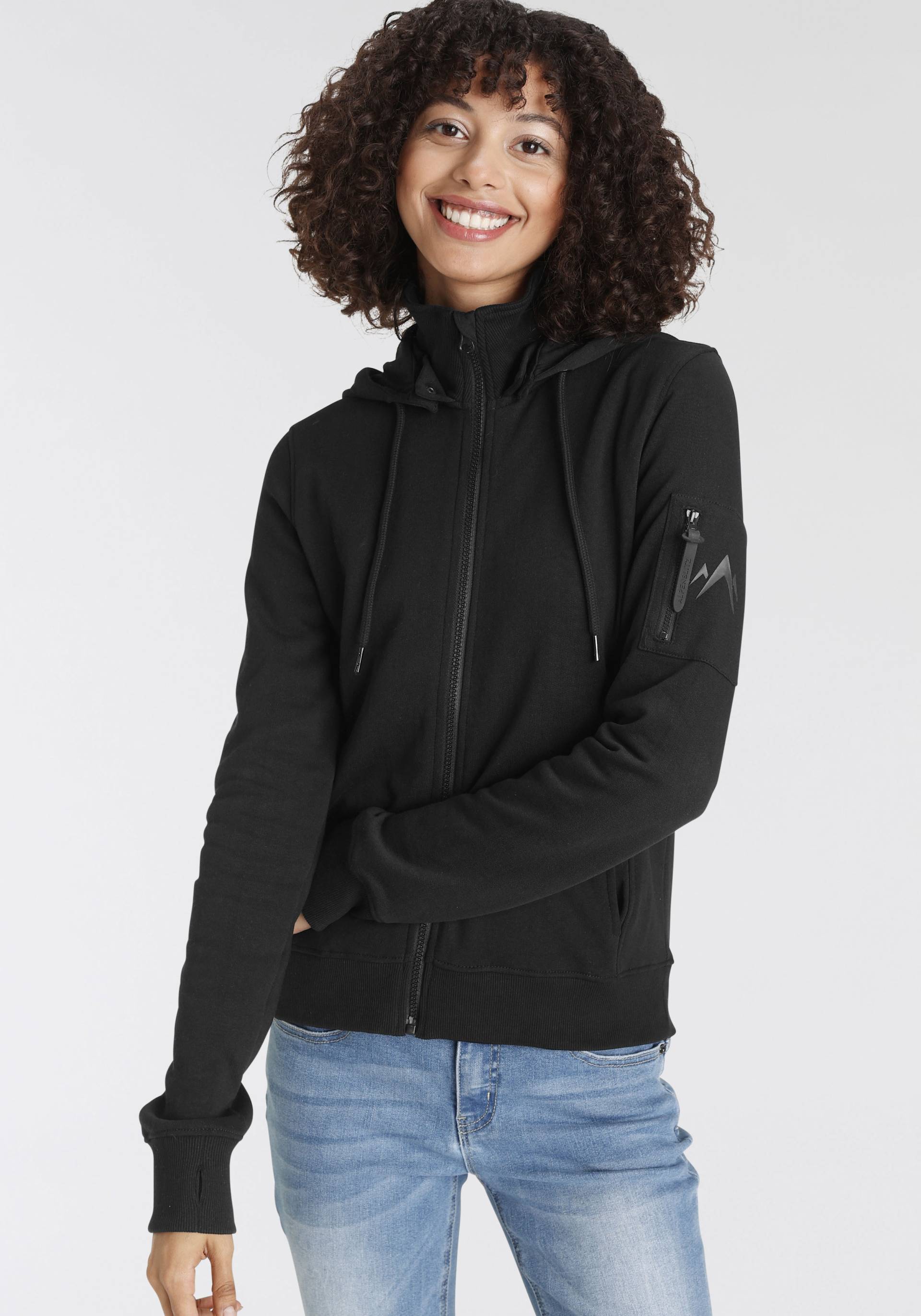 ALPENBLITZ Kapuzensweatjacke »BADAI«, NEUE KOLLEKTION von ALPENBLITZ