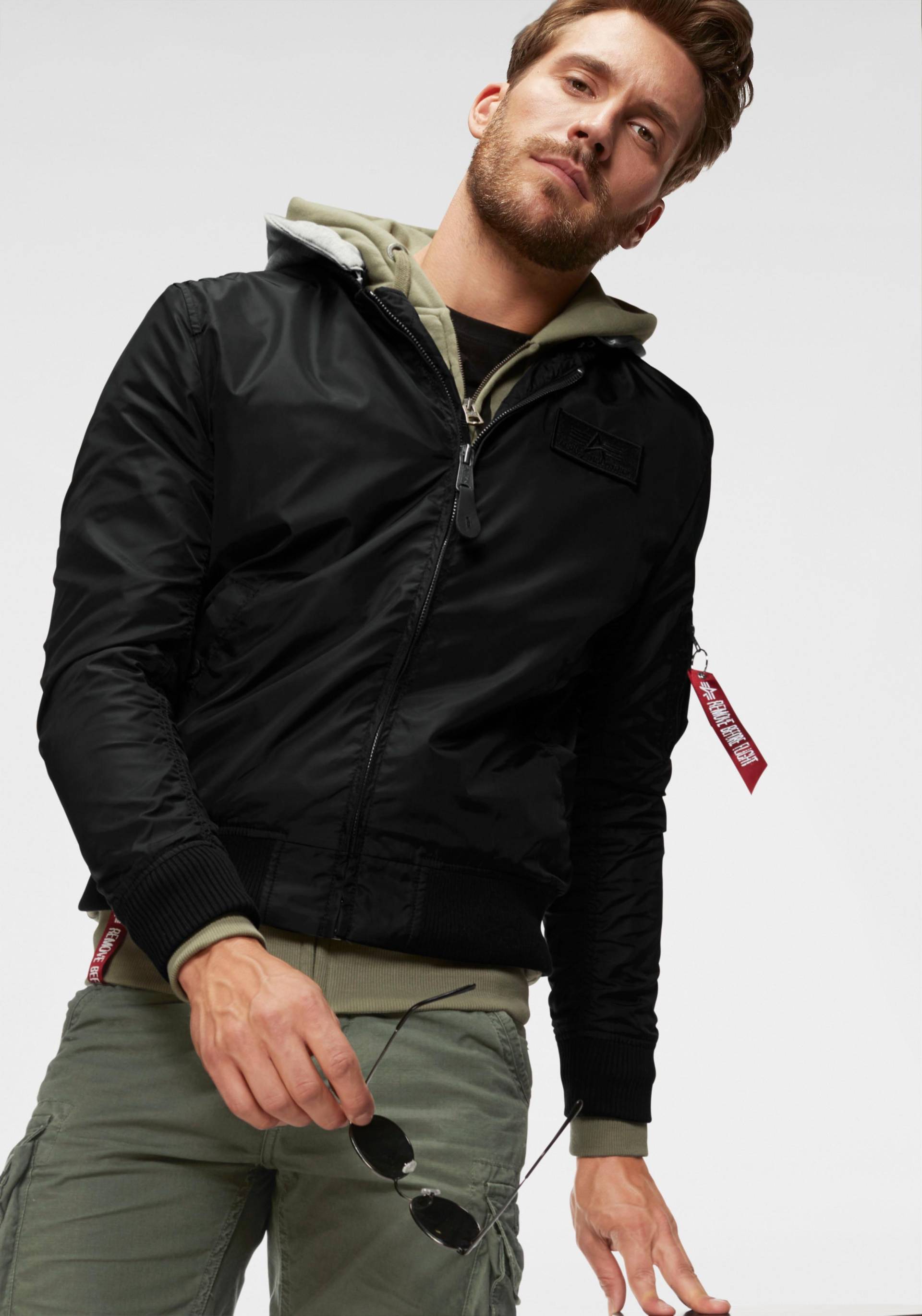 Alpha Industries Bomberjacke »MA-1 TT HOOD«, mit Kapuze von Alpha Industries