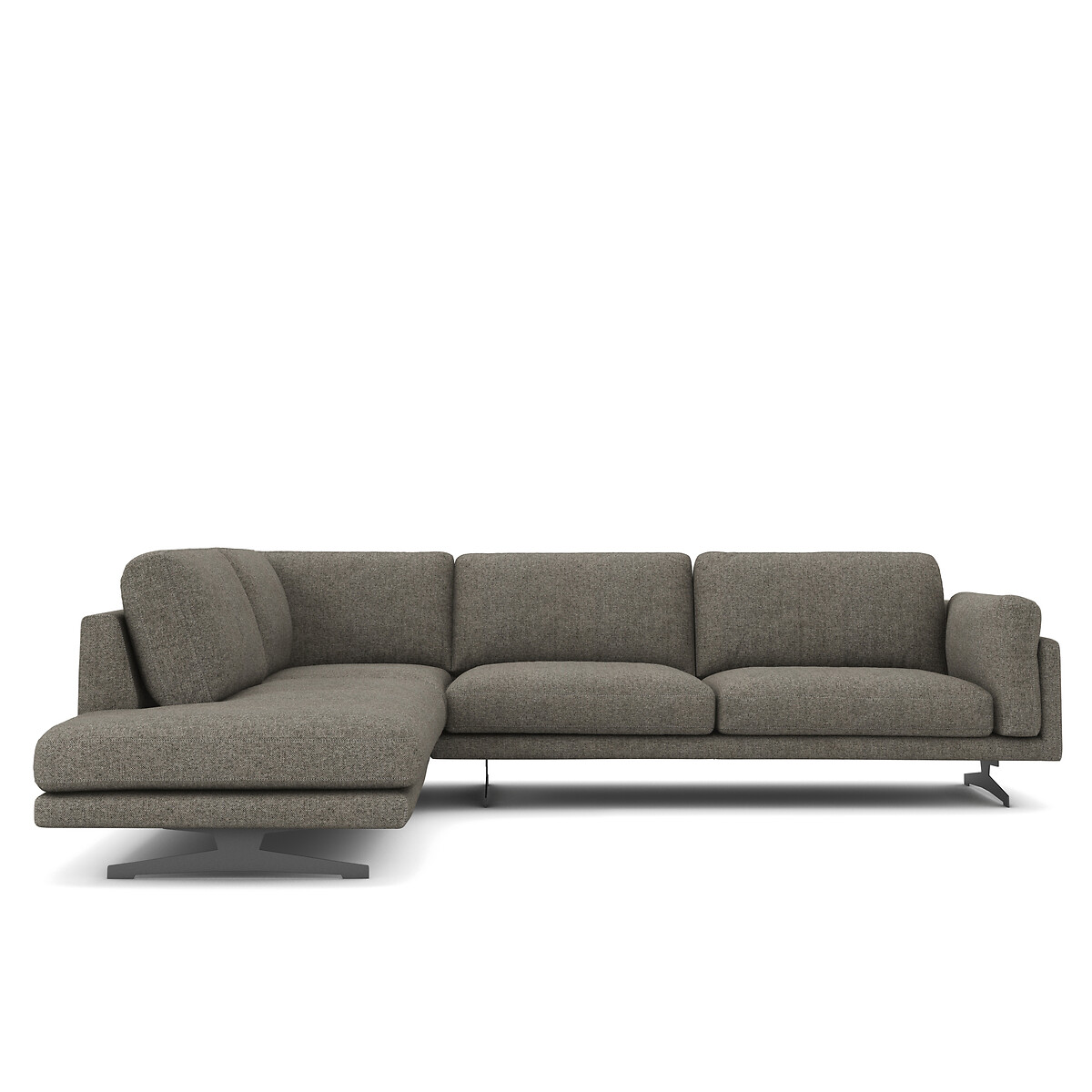 Ecksofa César, Tweed-Optik von AM.PM