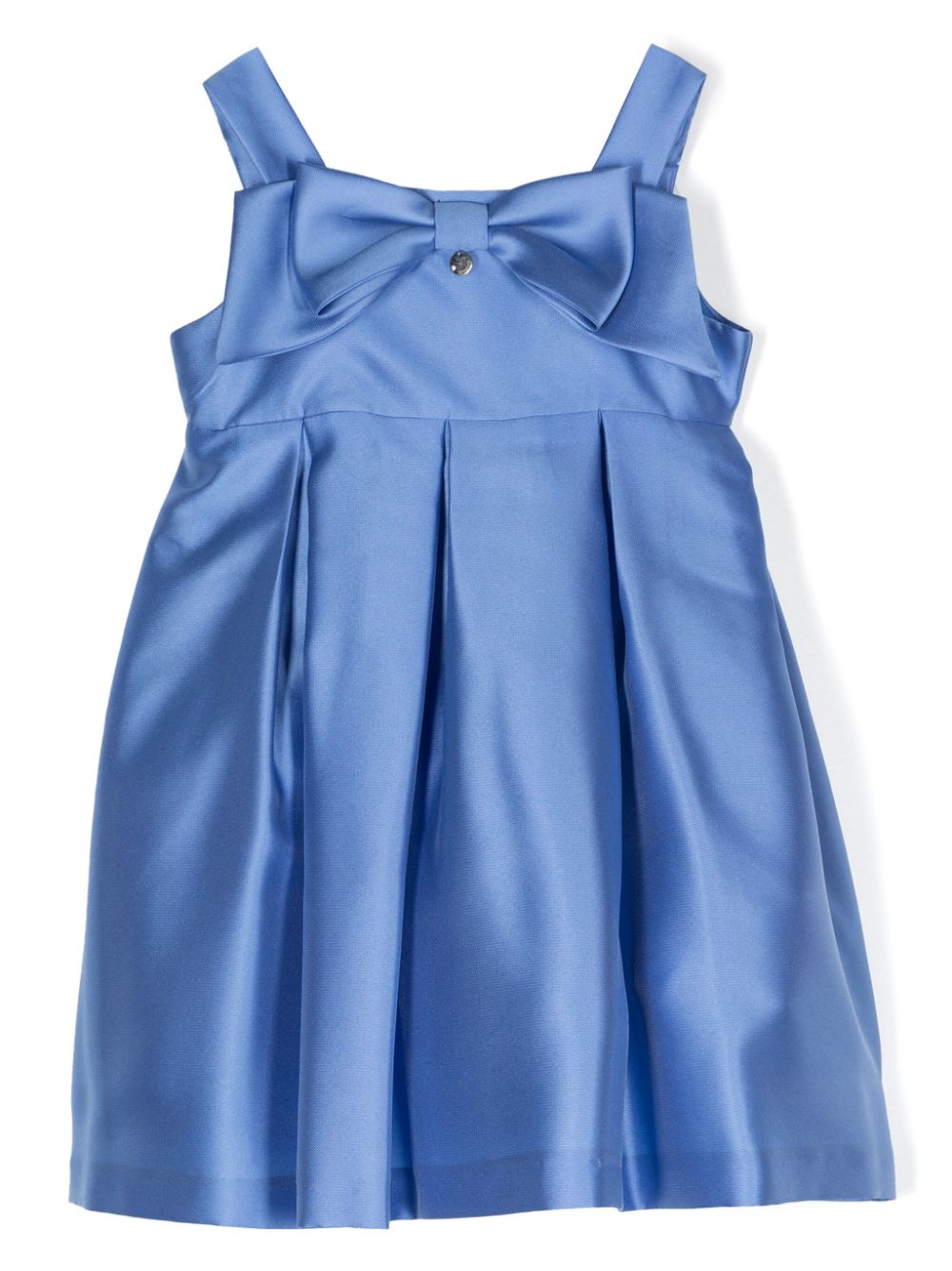 AMAYA bow-detail box-pleat dress - Blue von AMAYA