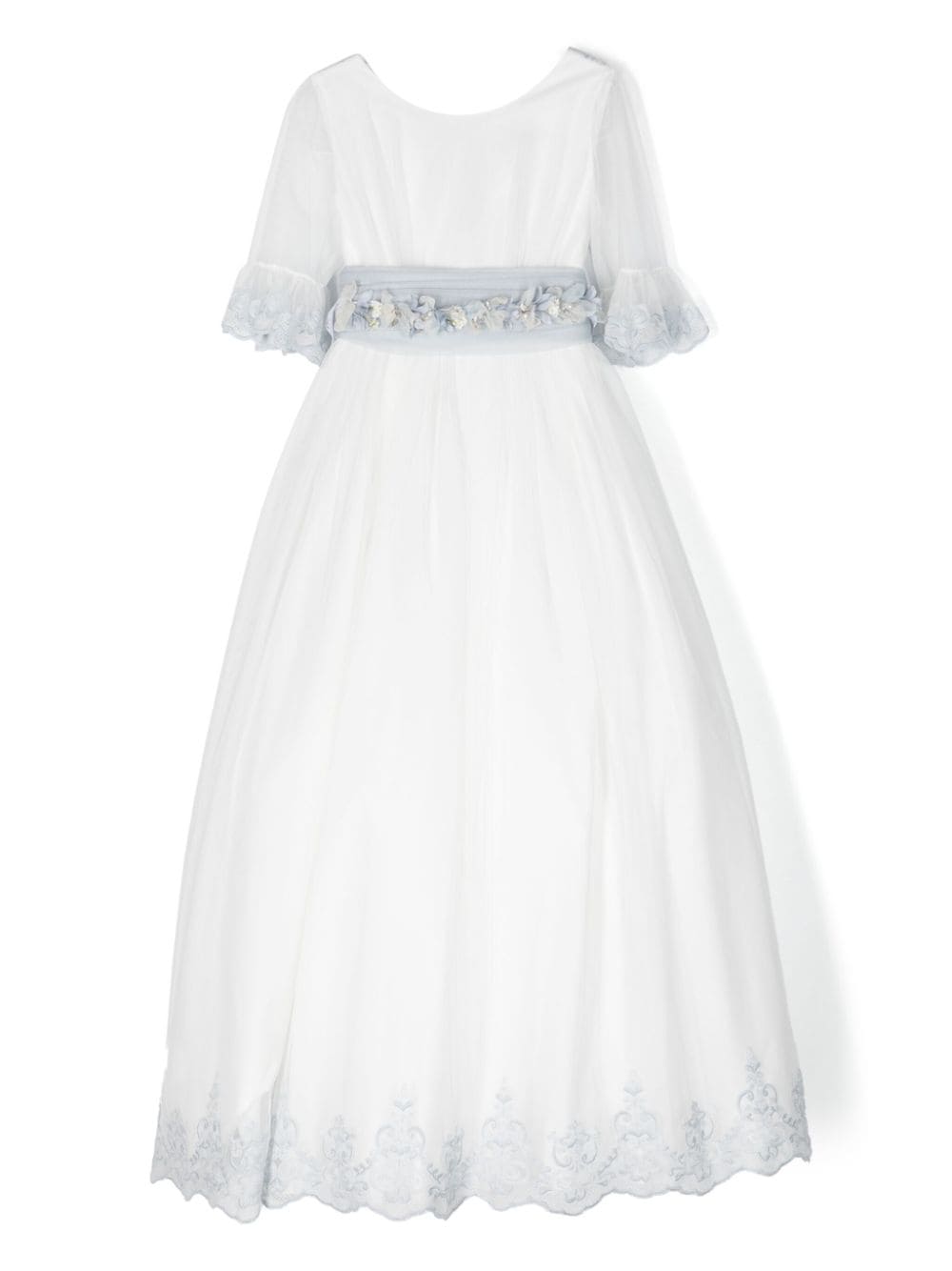 AMAYA empire-line tulle maxi dress - White von AMAYA