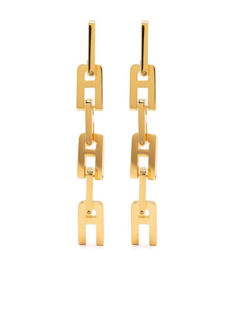 AMBUSH A-chain drop earrings - Gold von AMBUSH