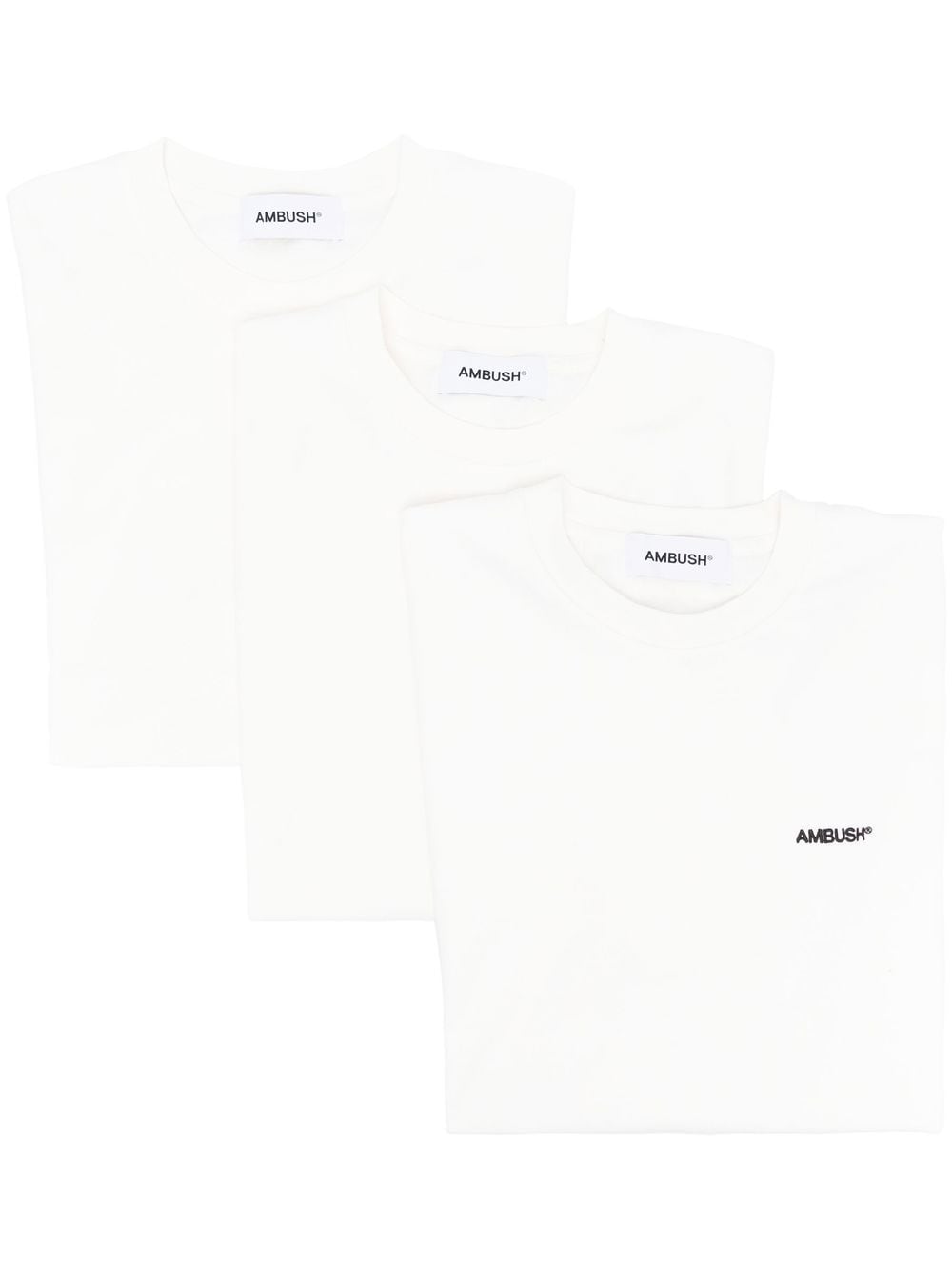 AMBUSH Cloud Dancer cotton T-shirts - White von AMBUSH